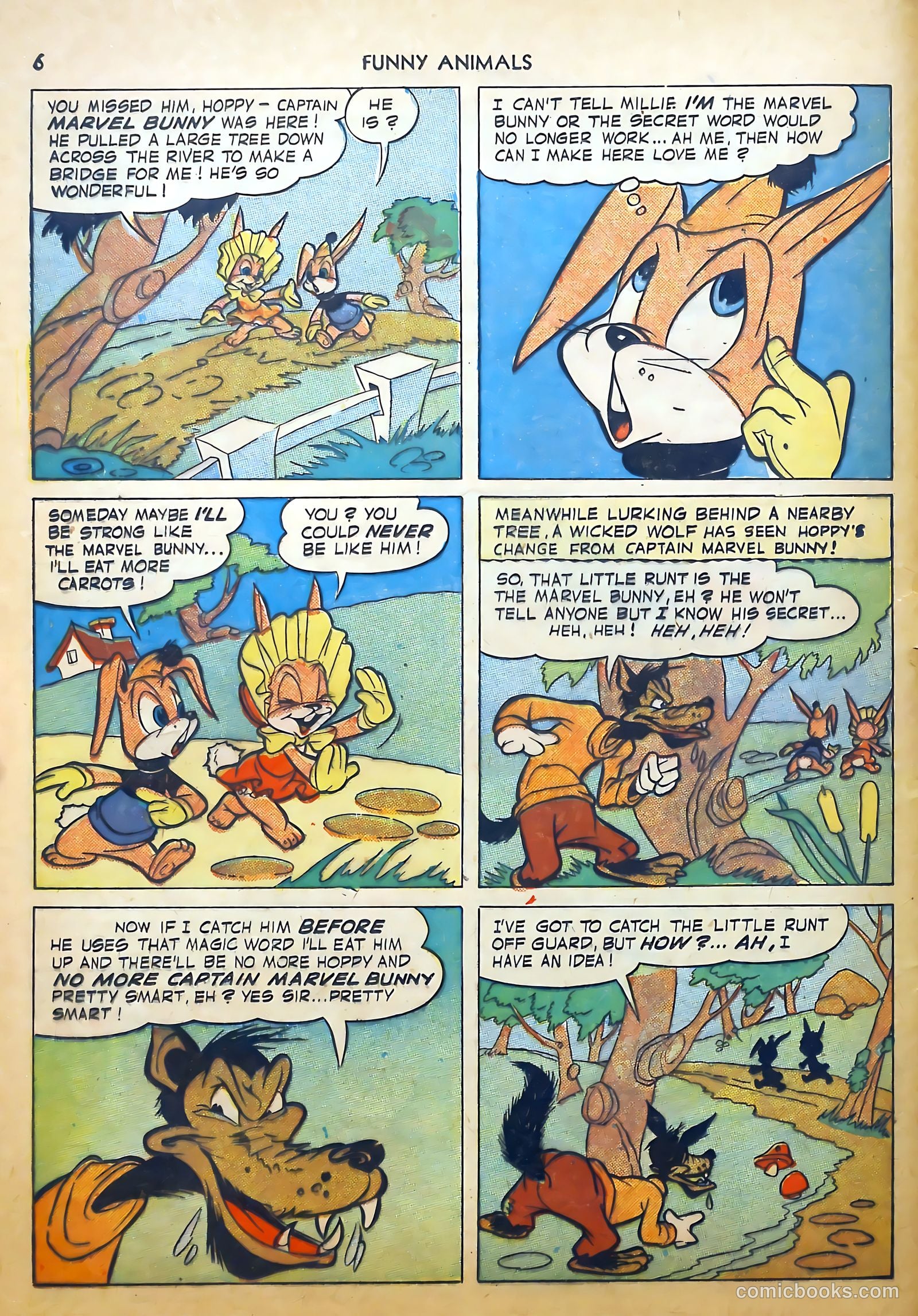 Fawcett's Funny Animals #8 (1943) — page 6 of 68