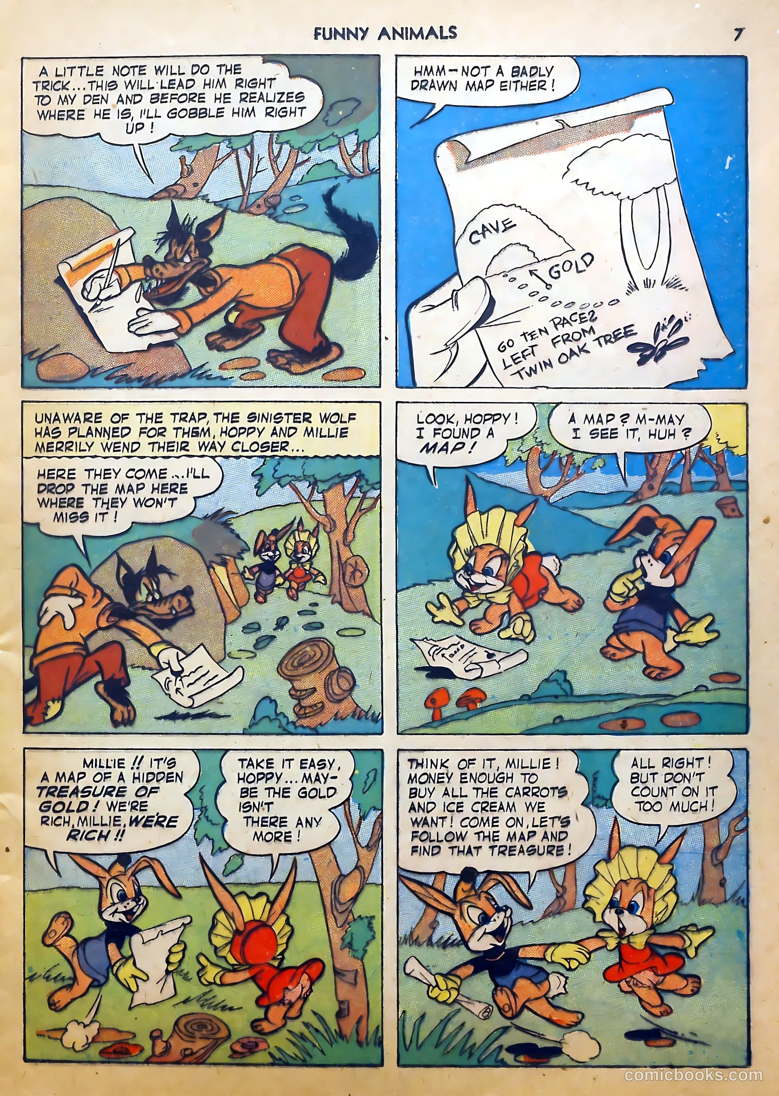 Fawcett's Funny Animals #8 (1943) — page 7 of 68