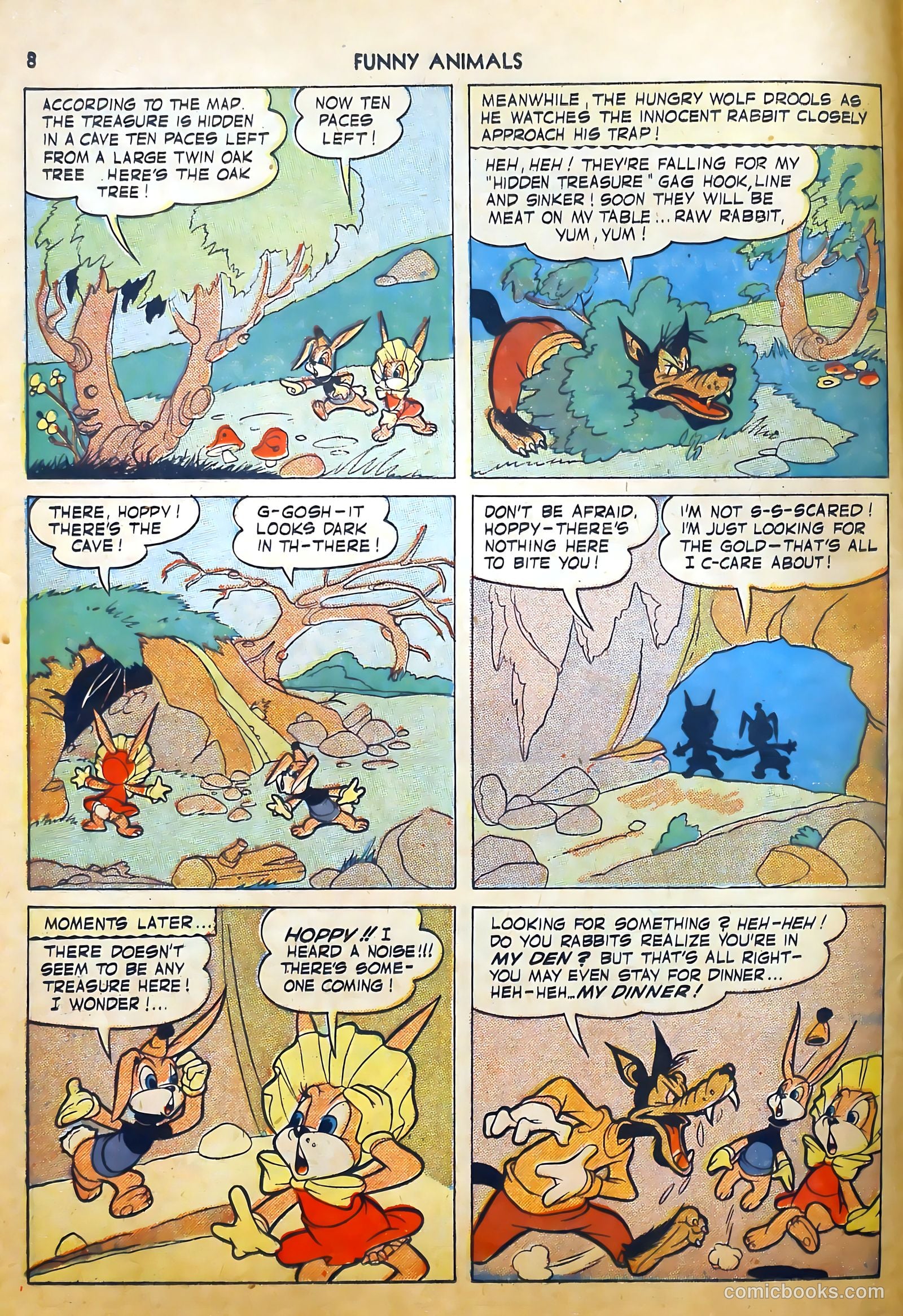 Fawcett's Funny Animals #8 (1943) — page 8 of 68