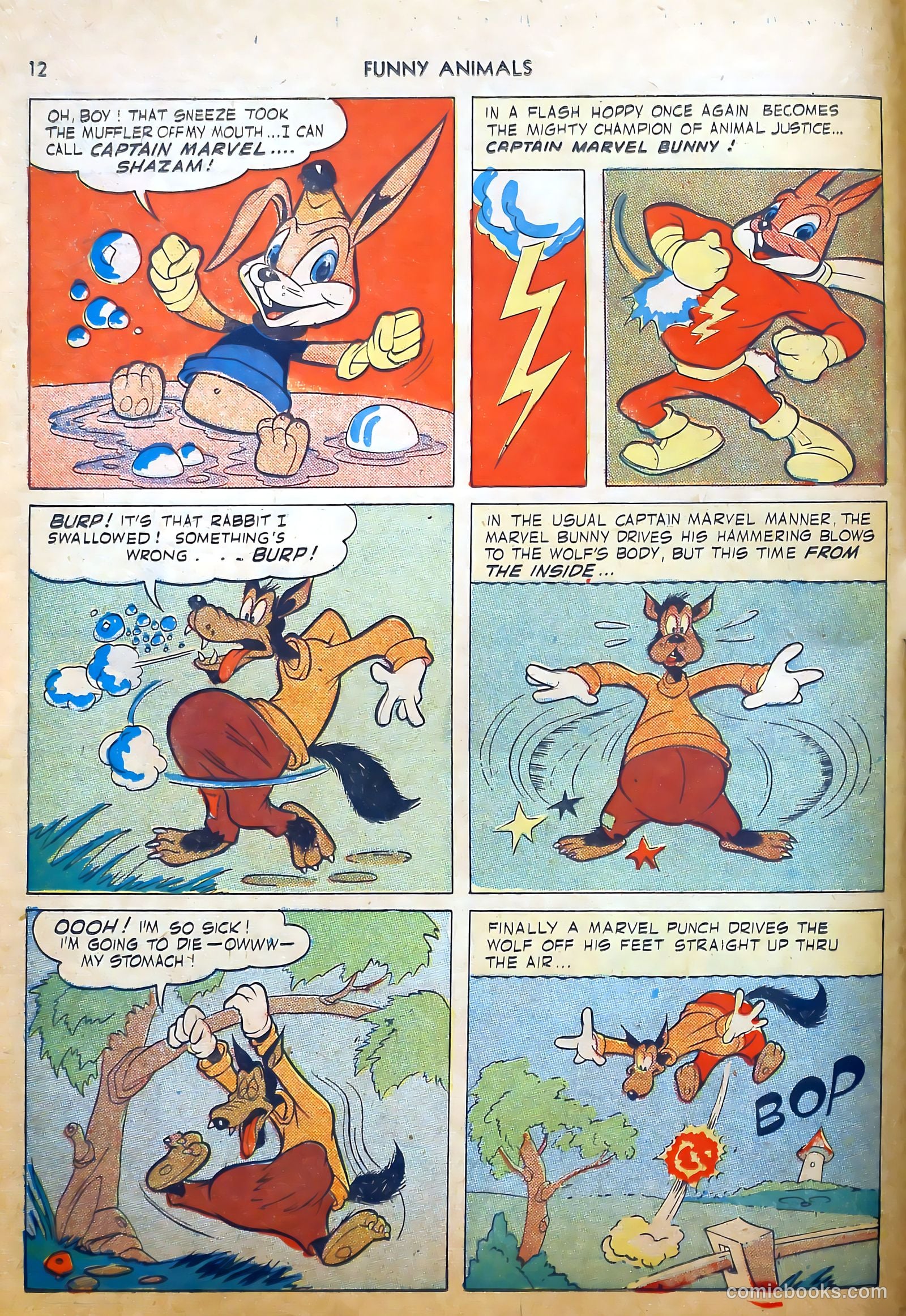 Fawcett's Funny Animals #8 (1943) — page 12 of 68