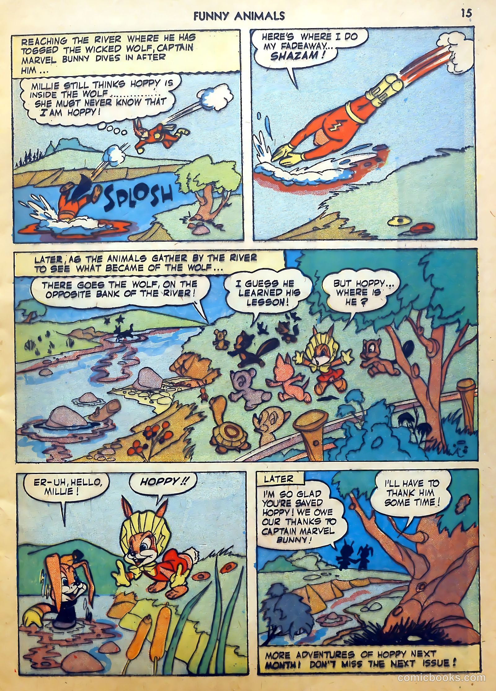 Fawcett's Funny Animals #8 (1943) — page 15 of 68