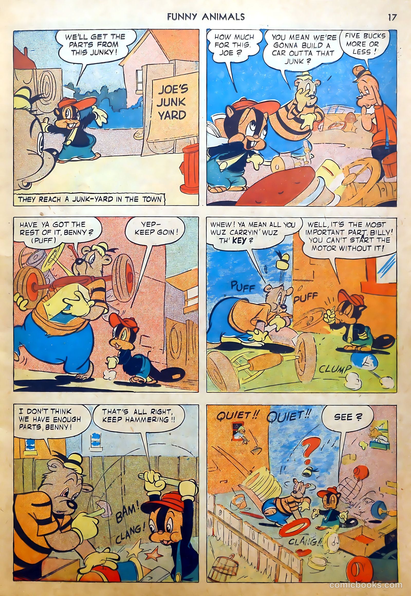 Fawcett's Funny Animals #8 (1943) — page 17 of 68