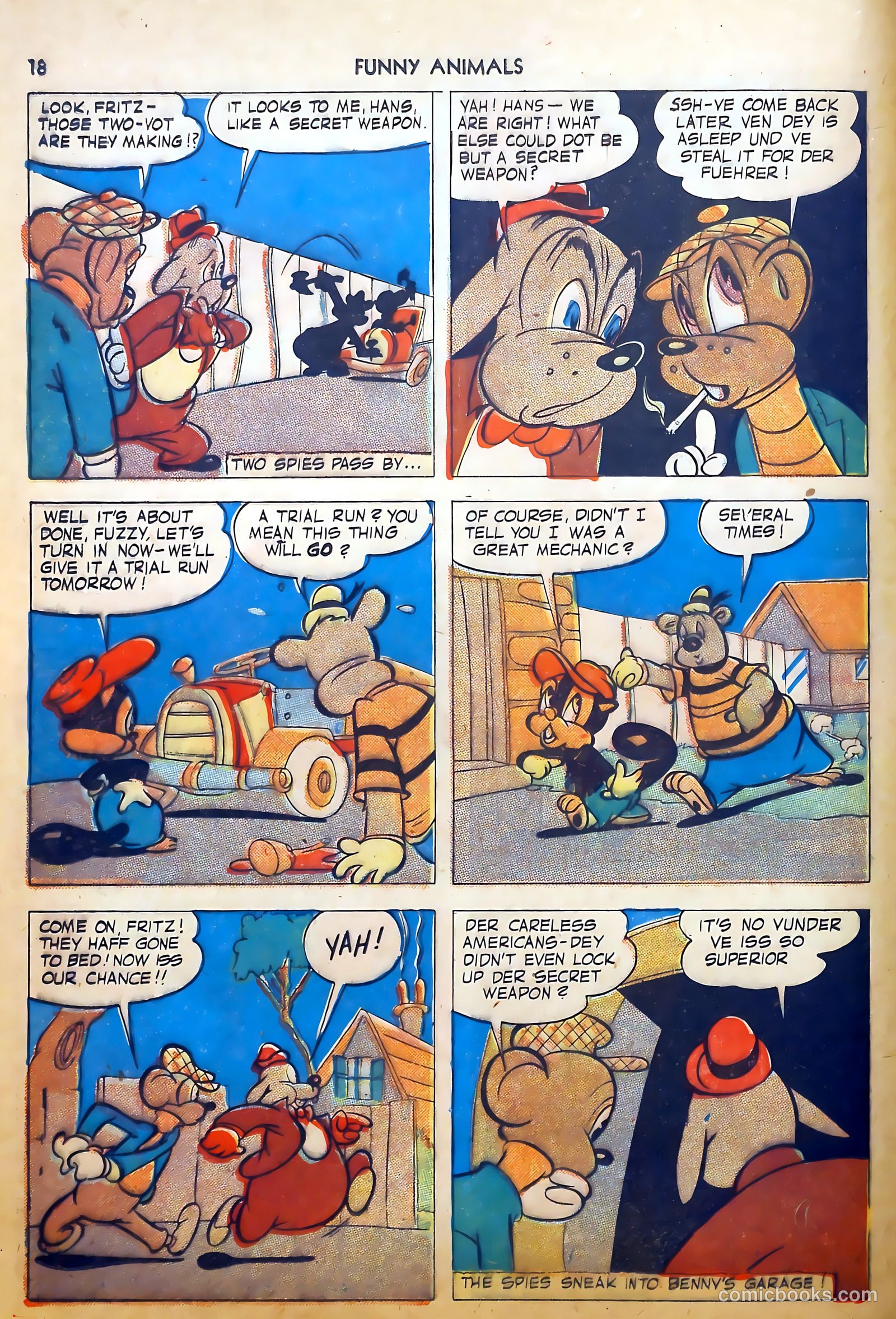 Fawcett's Funny Animals #8 (1943) — page 18 of 68