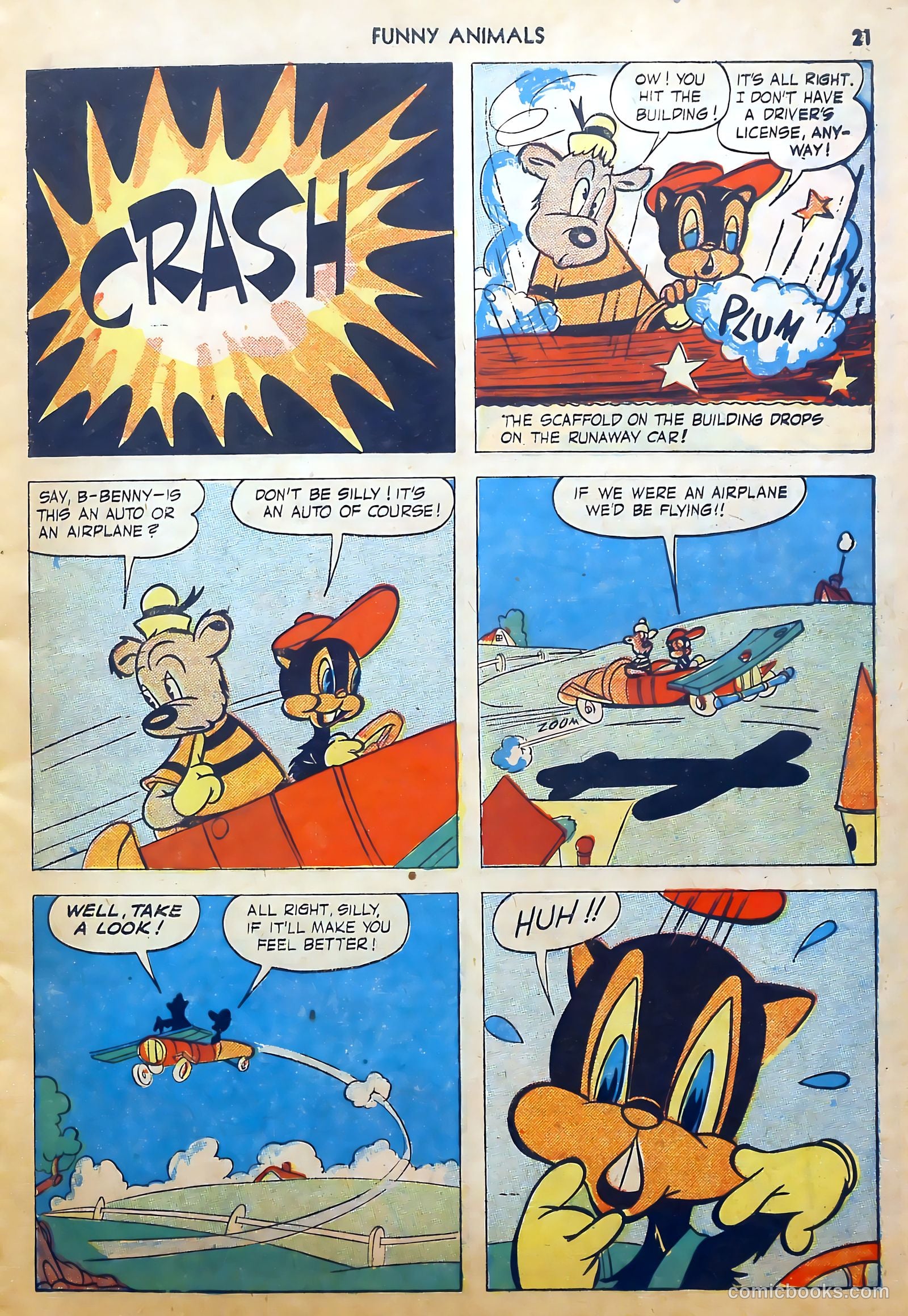 Fawcett's Funny Animals #8 (1943) — page 21 of 68