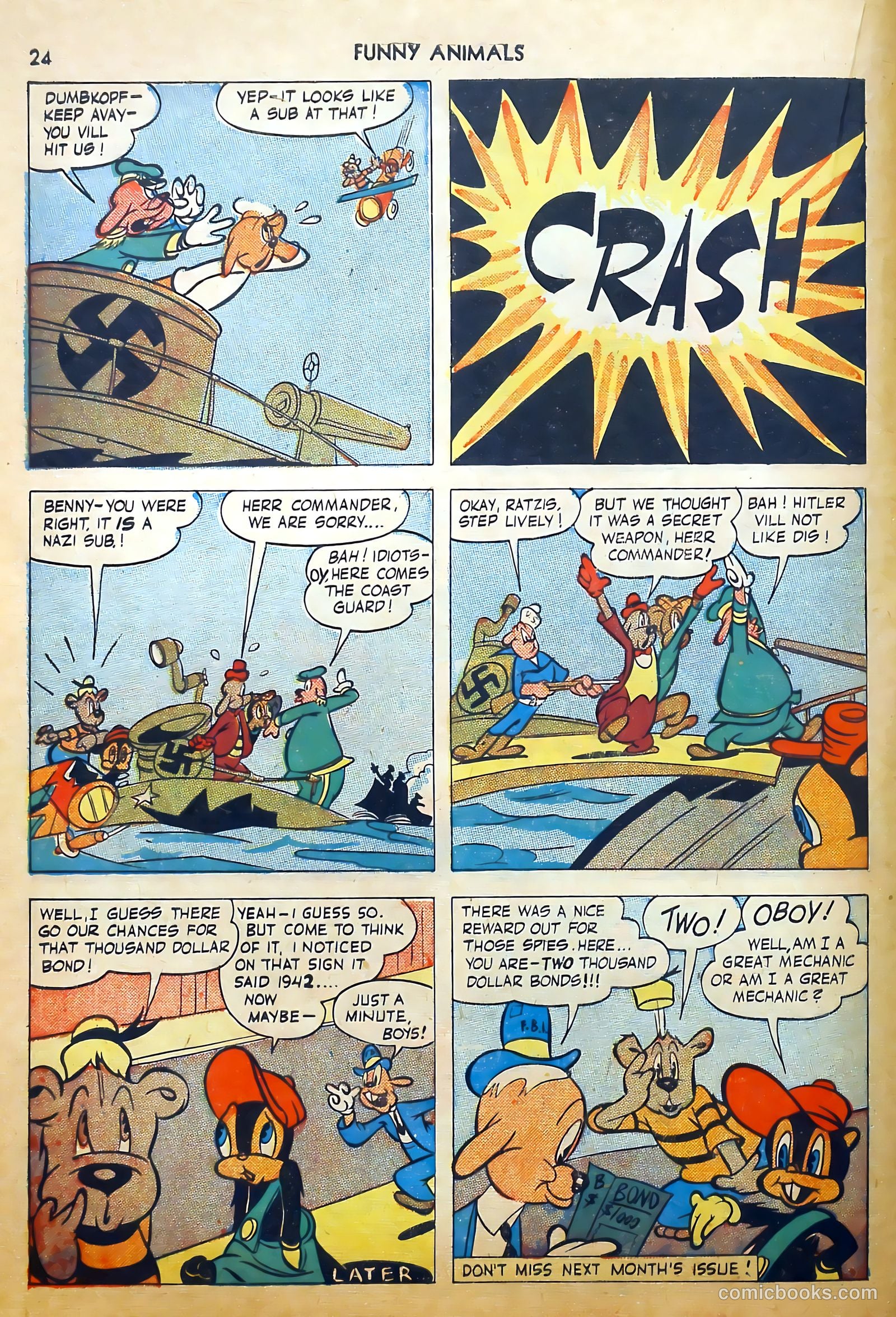 Fawcett's Funny Animals #8 (1943) — page 24 of 68