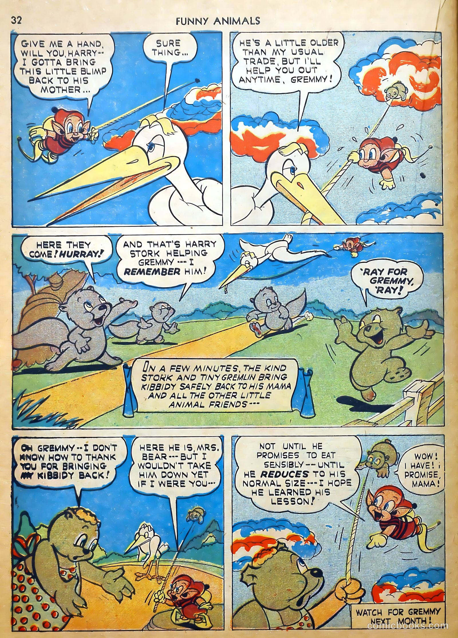 Fawcett's Funny Animals #8 (1943) — page 32 of 68