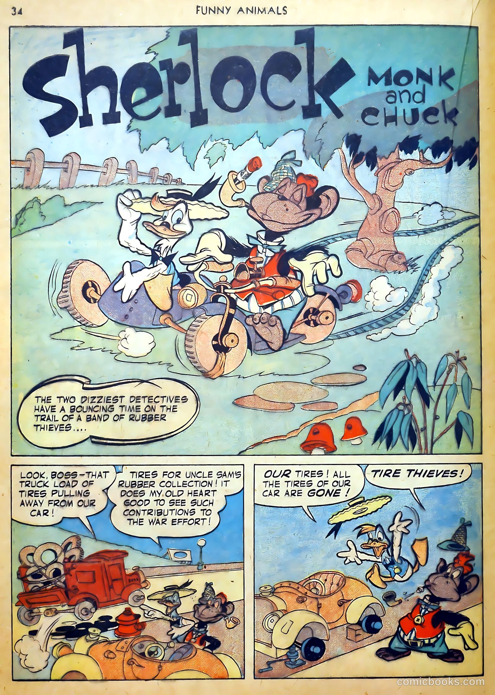 Fawcett's Funny Animals #8 (1943) — page 34 of 68