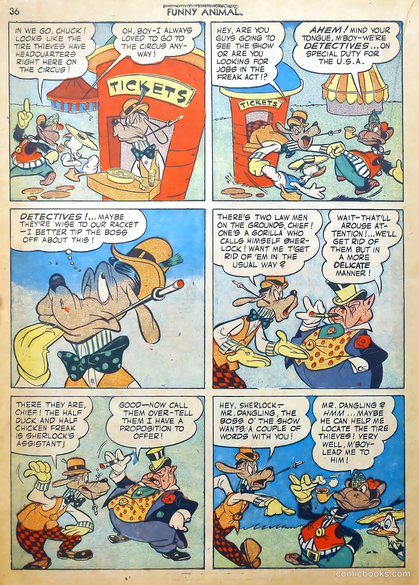 Fawcett's Funny Animals #8 (1943) — page 36 of 68