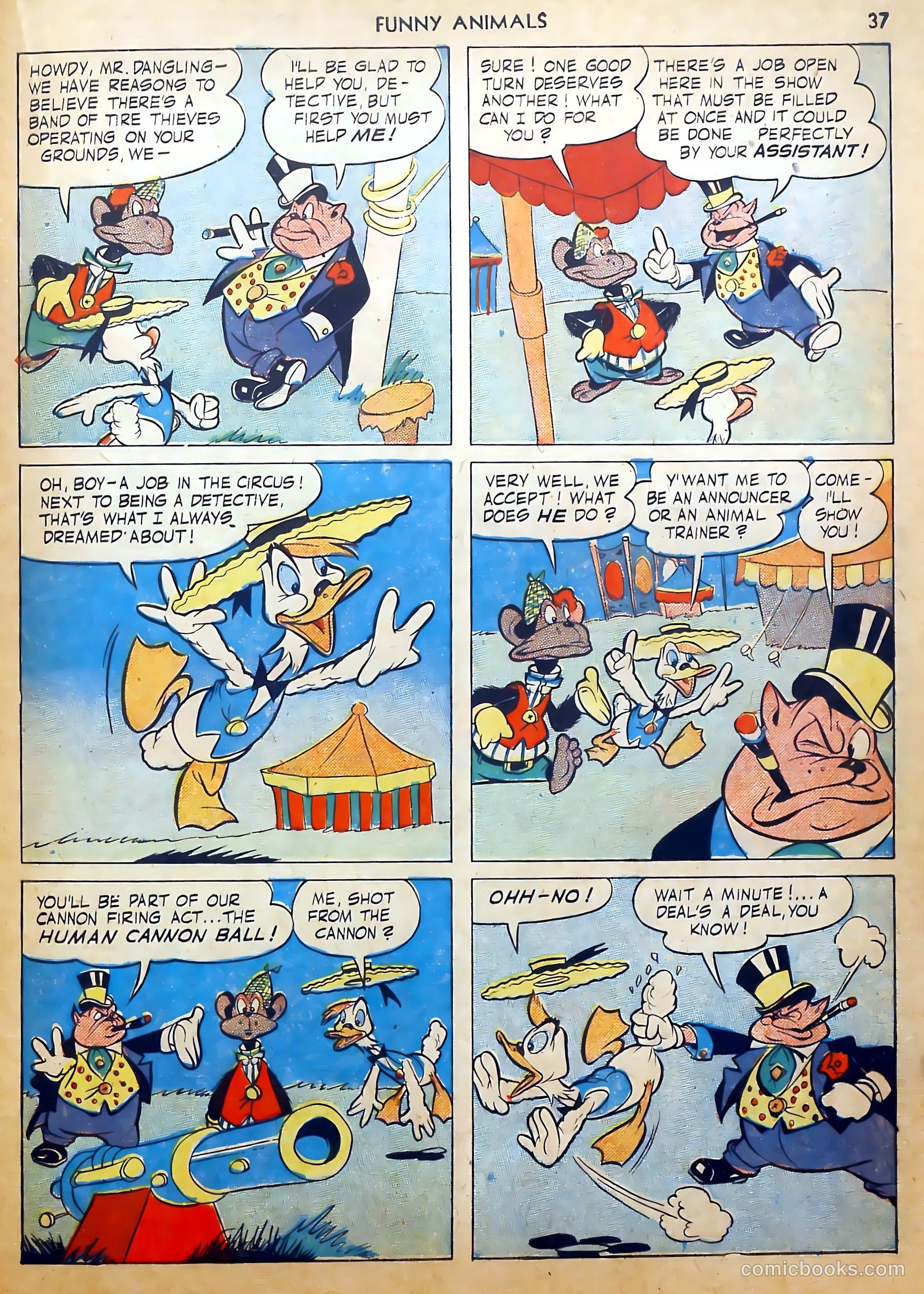 Fawcett's Funny Animals #8 (1943) — page 37 of 68