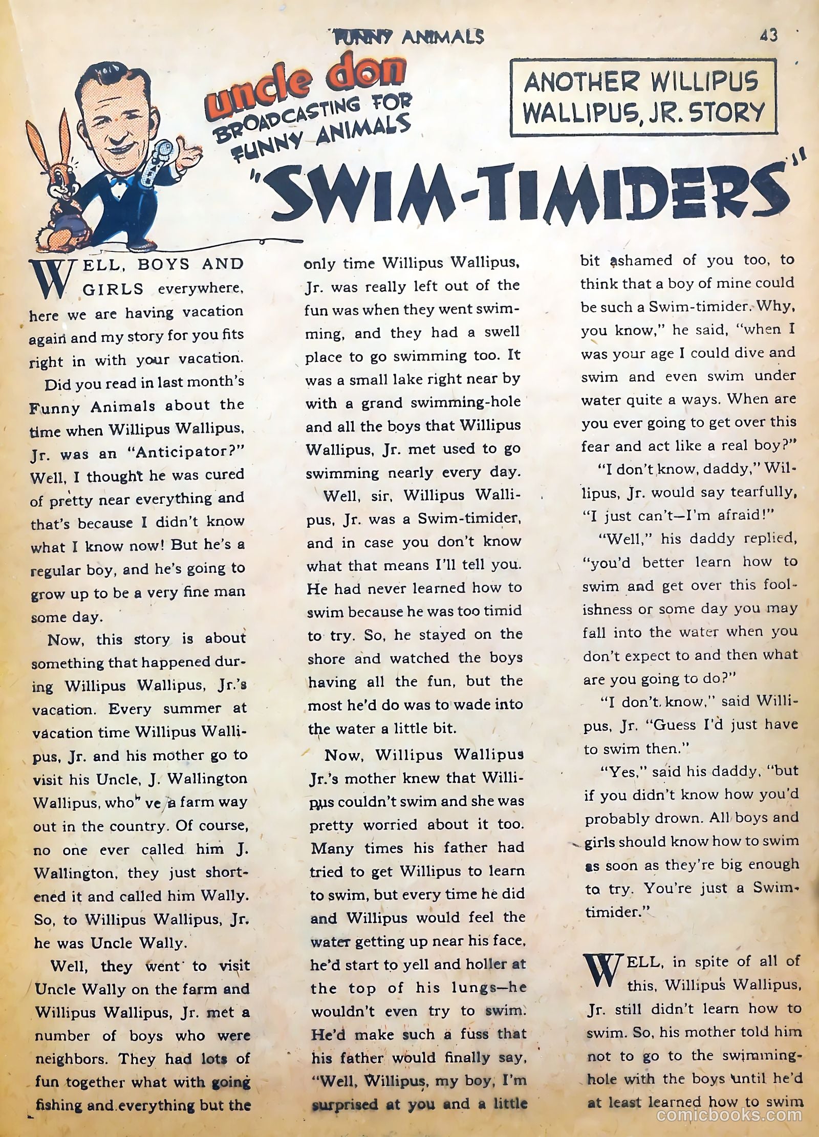 Fawcett's Funny Animals #8 (1943) — page 43 of 68