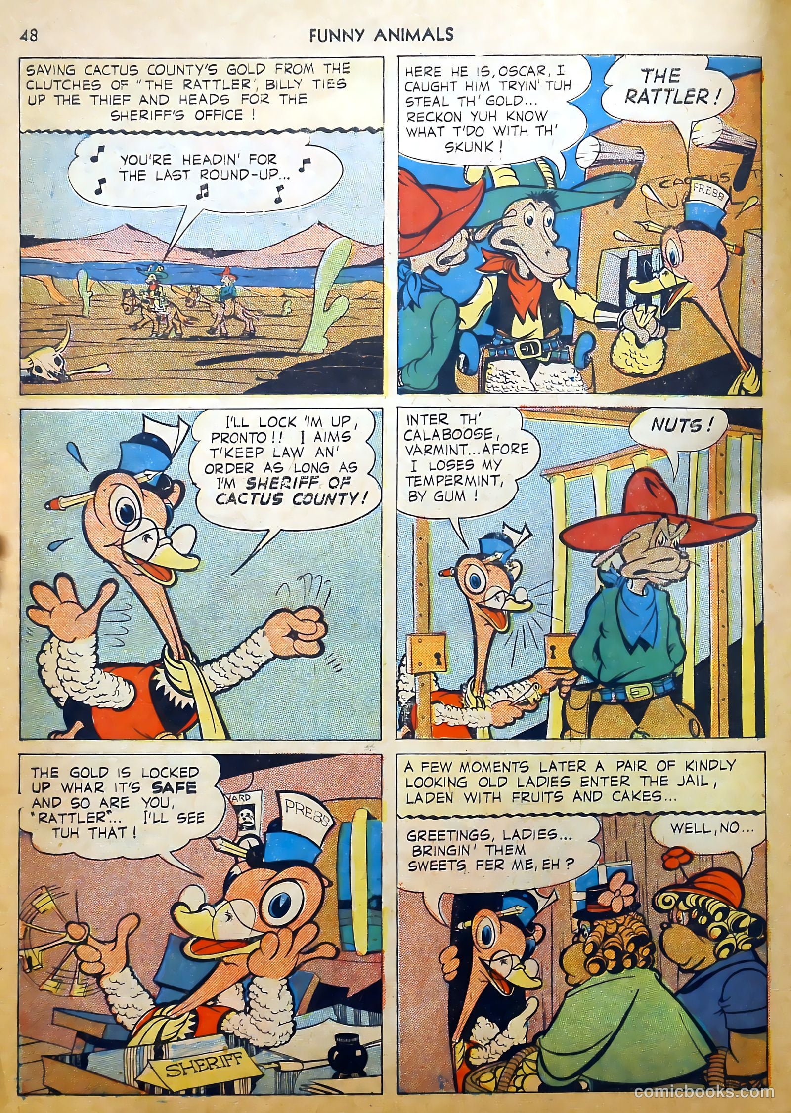 Fawcett's Funny Animals #8 (1943) — page 48 of 68