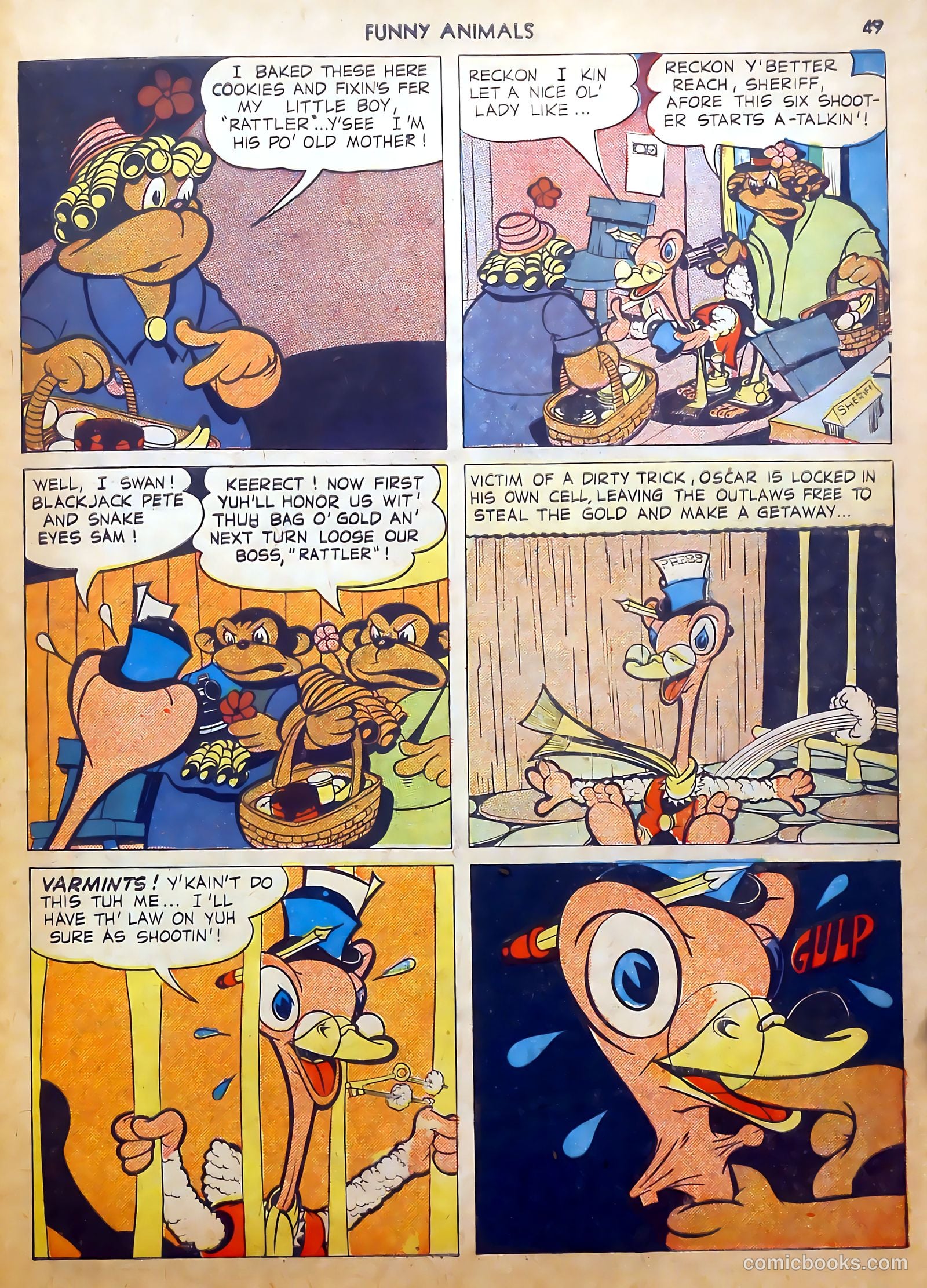 Fawcett's Funny Animals #8 (1943) — page 49 of 68