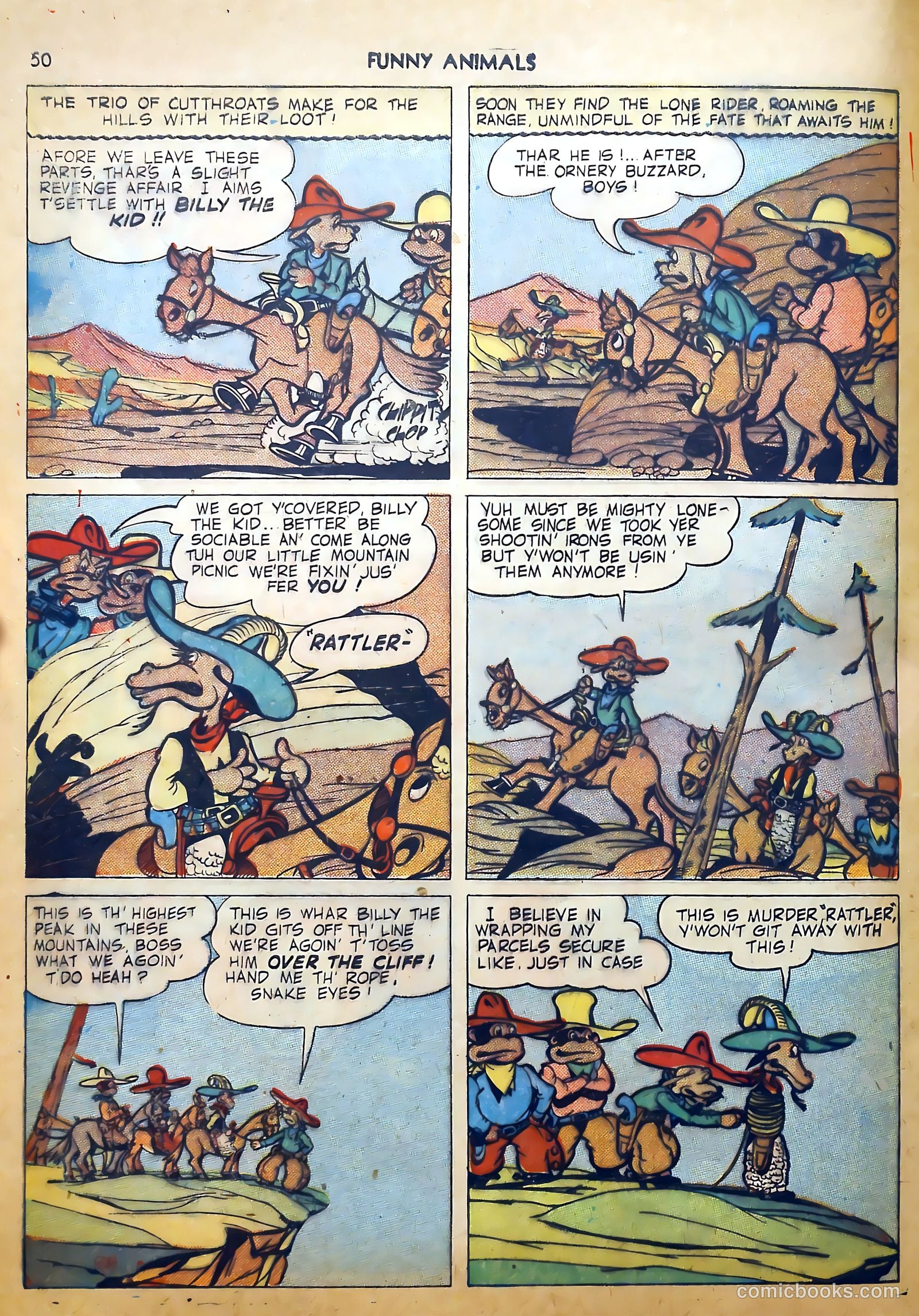 Fawcett's Funny Animals #8 (1943) — page 50 of 68