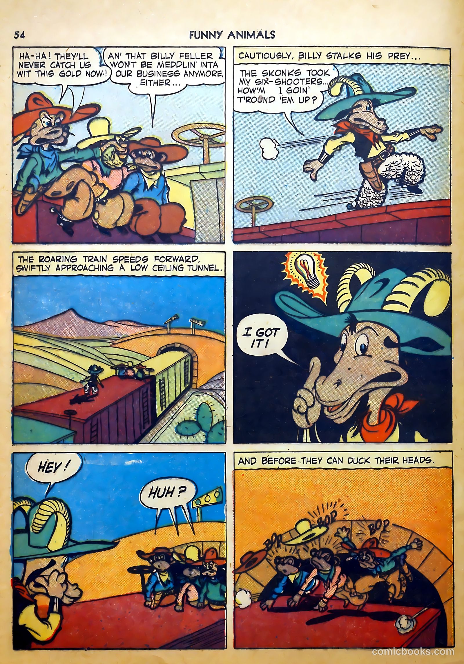 Fawcett's Funny Animals #8 (1943) — page 54 of 68