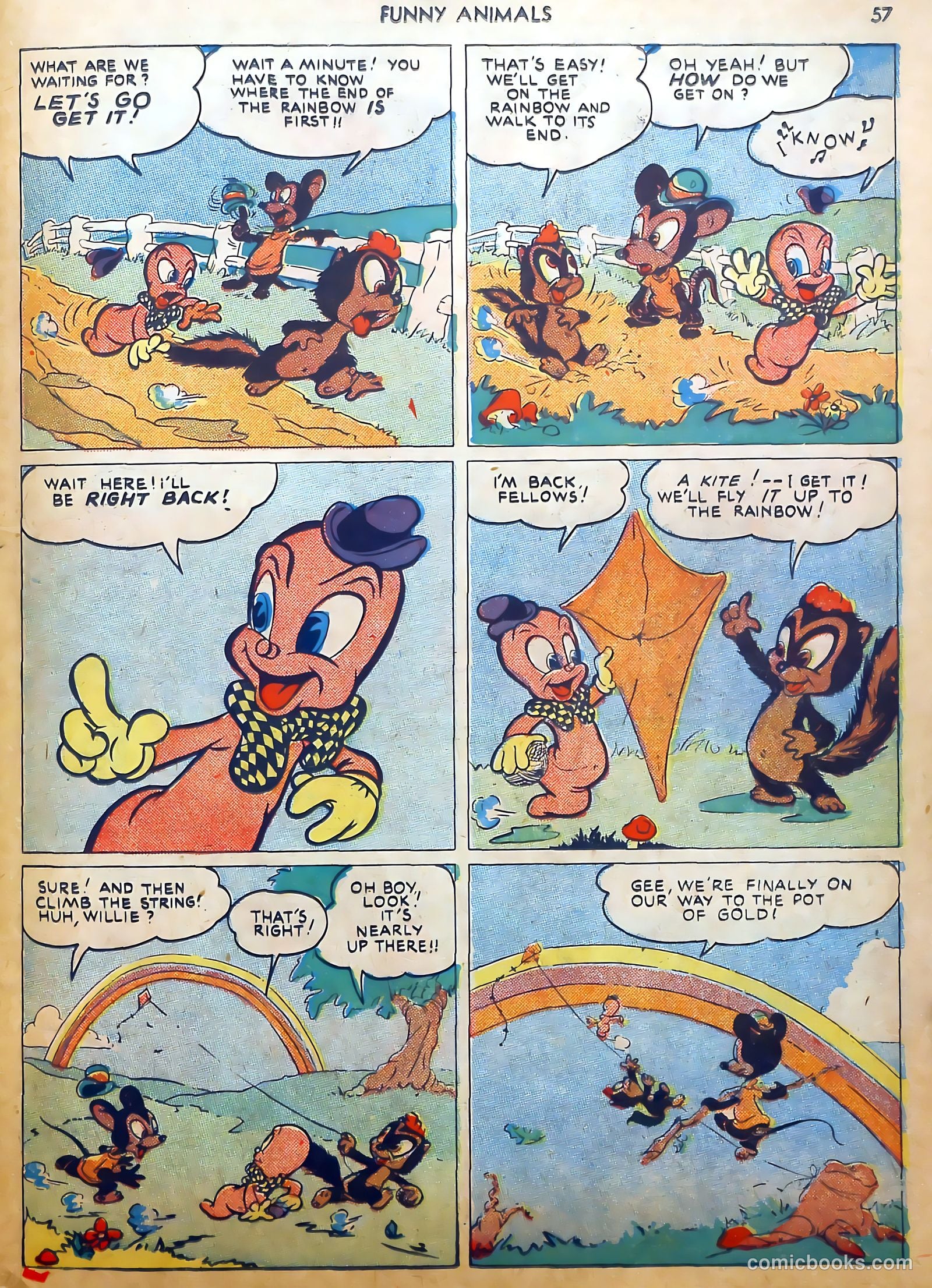 Fawcett's Funny Animals #8 (1943) — page 57 of 68