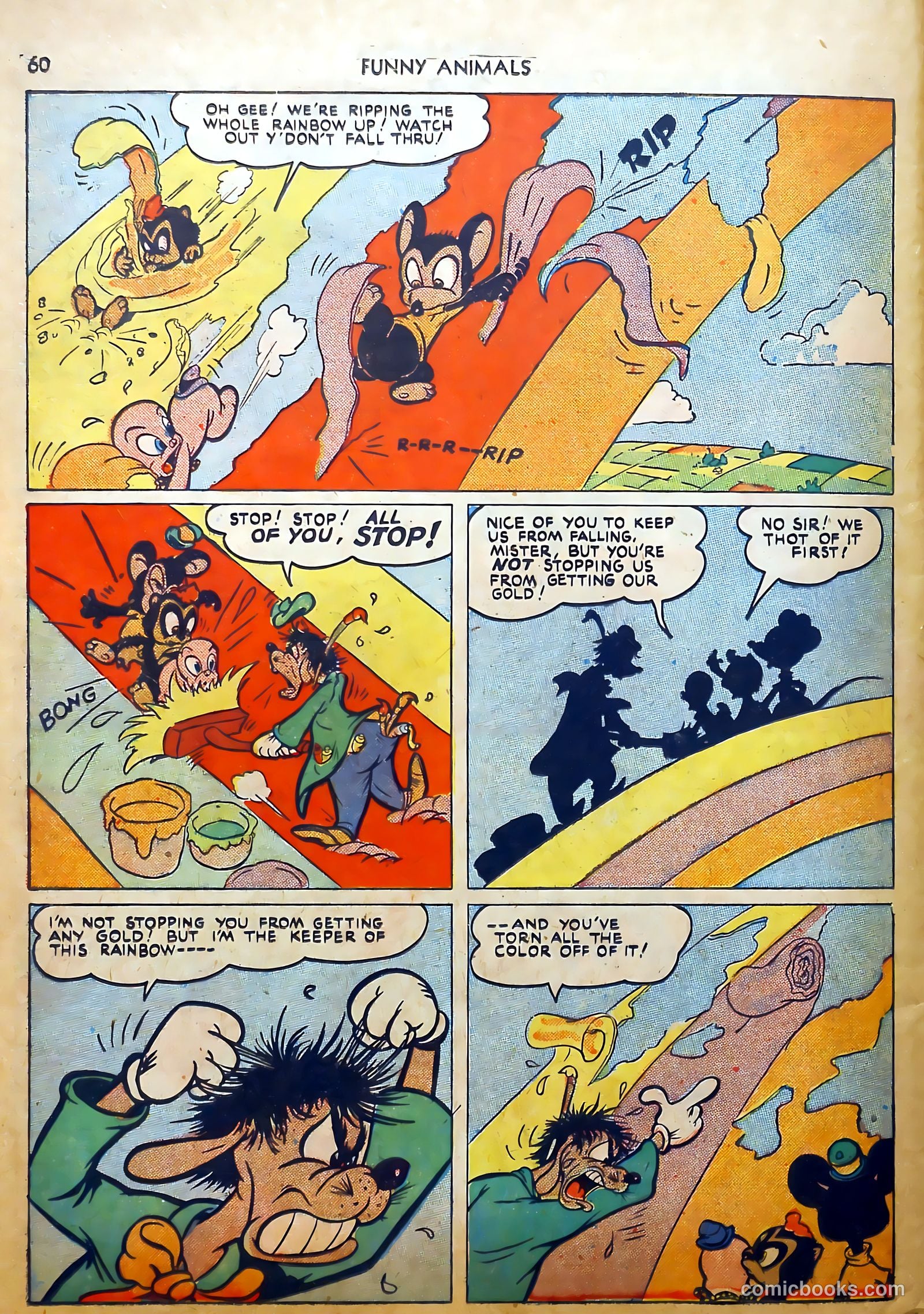 Fawcett's Funny Animals #8 (1943) — page 60 of 68