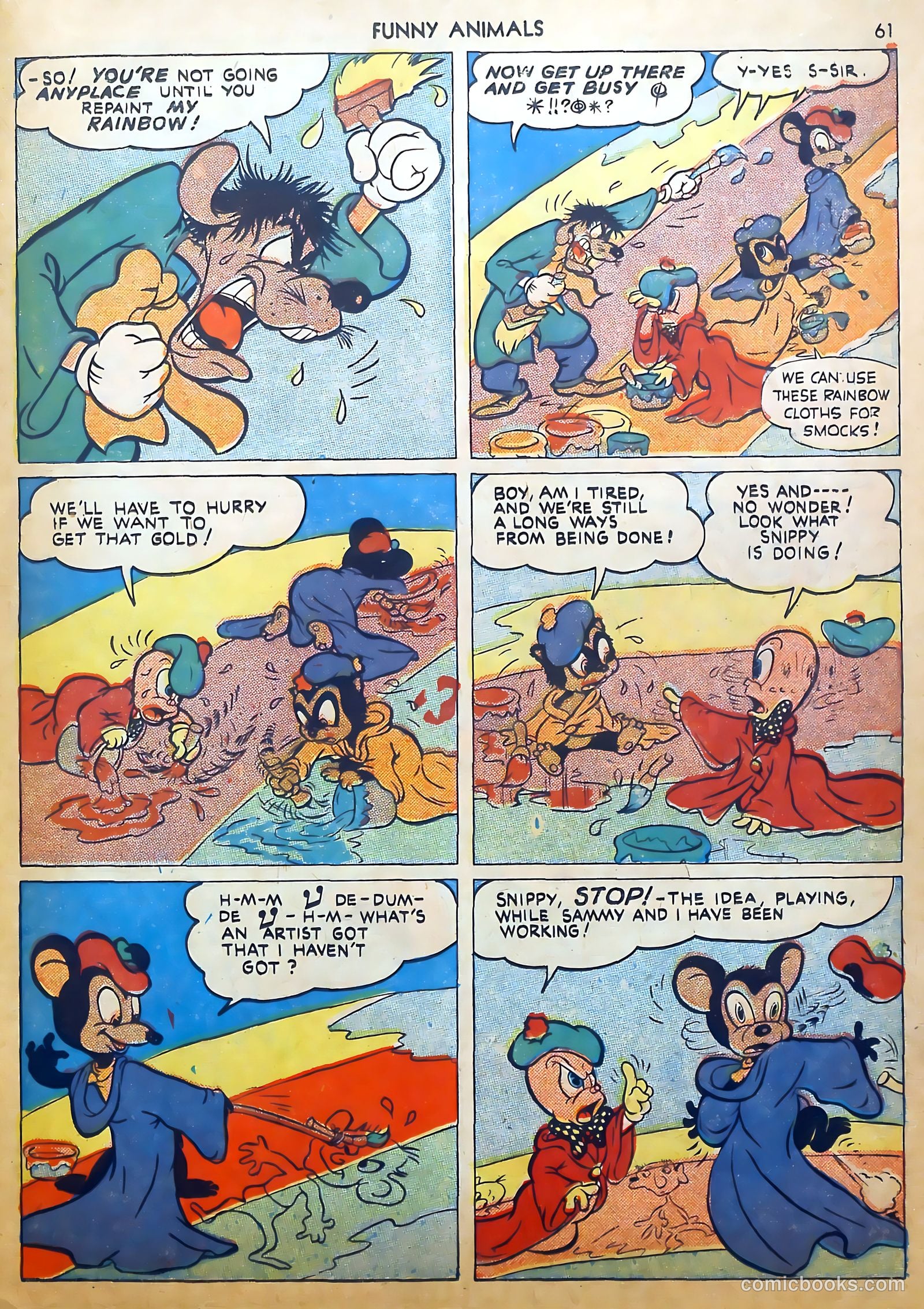 Fawcett's Funny Animals #8 (1943) — page 61 of 68