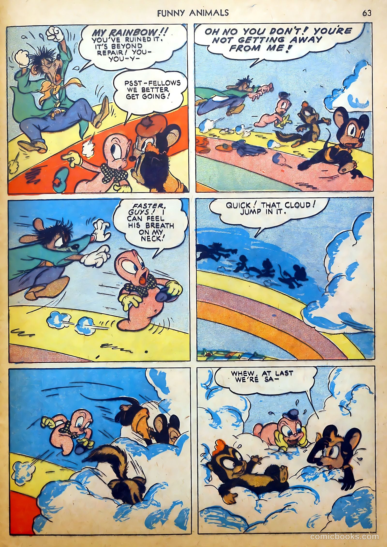 Fawcett's Funny Animals #8 (1943) — page 63 of 68