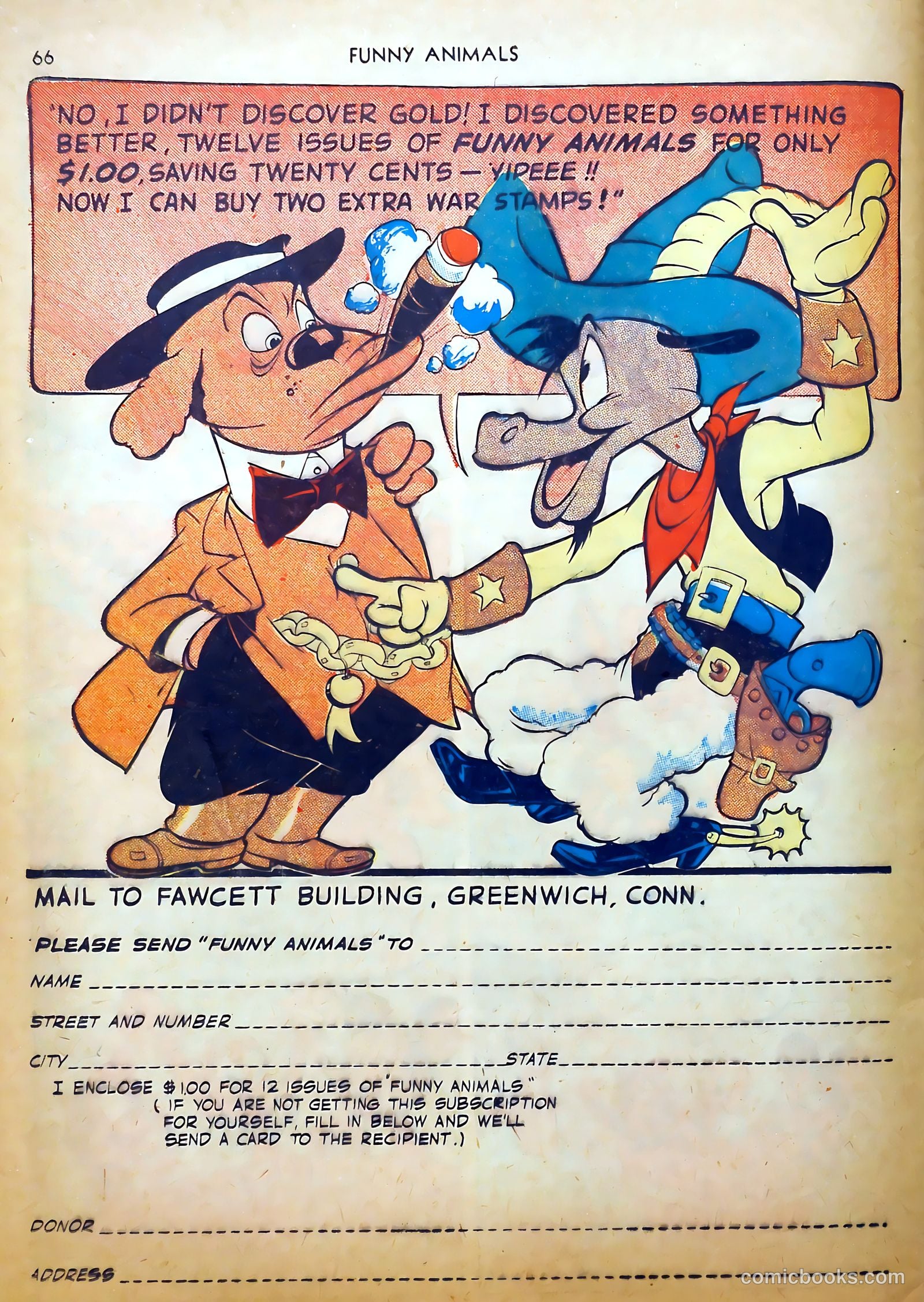 Fawcett's Funny Animals #8 (1943) — page 66 of 68