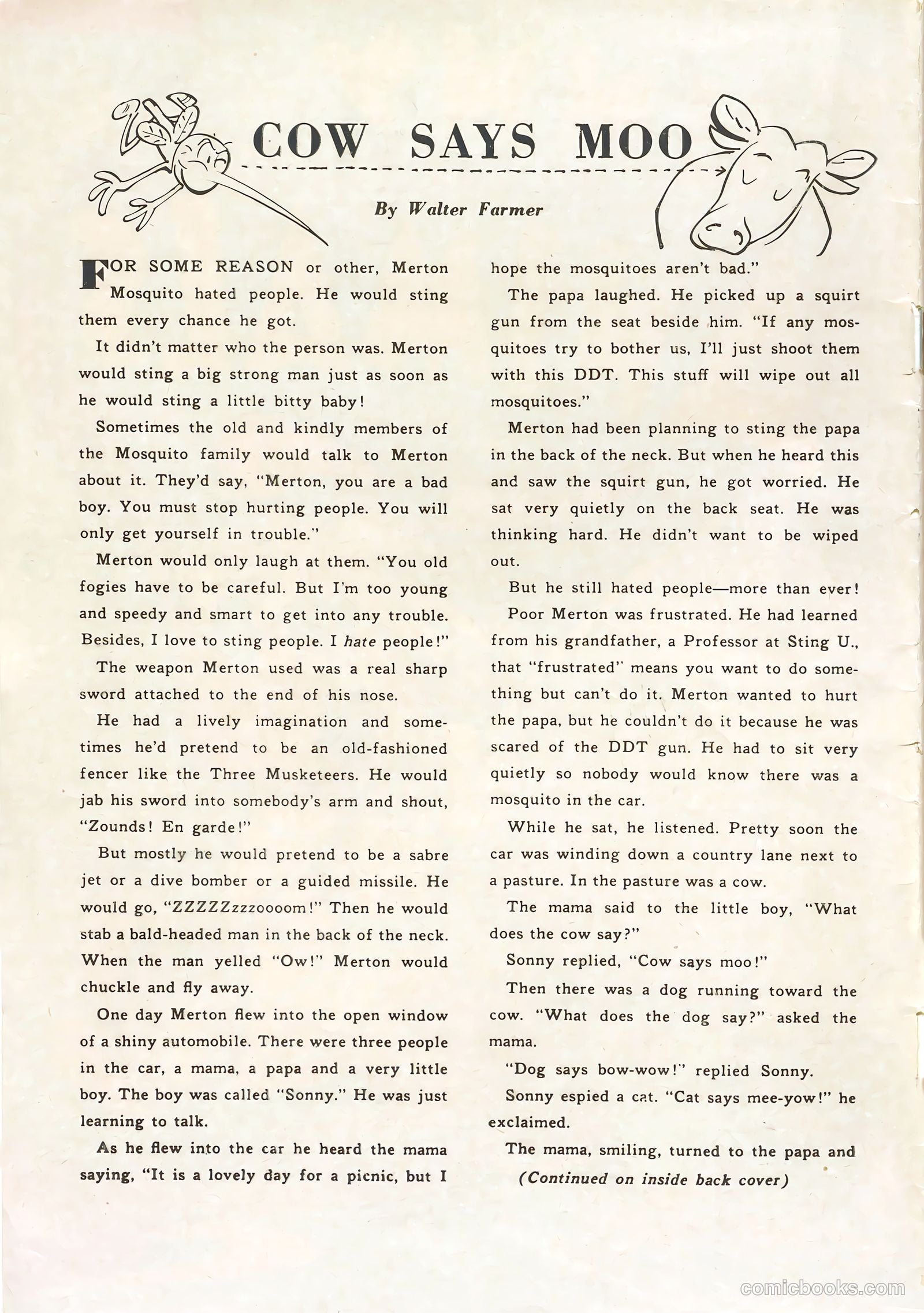 Fawcett's Funny Animals #80 (1953) — page 2 of 36