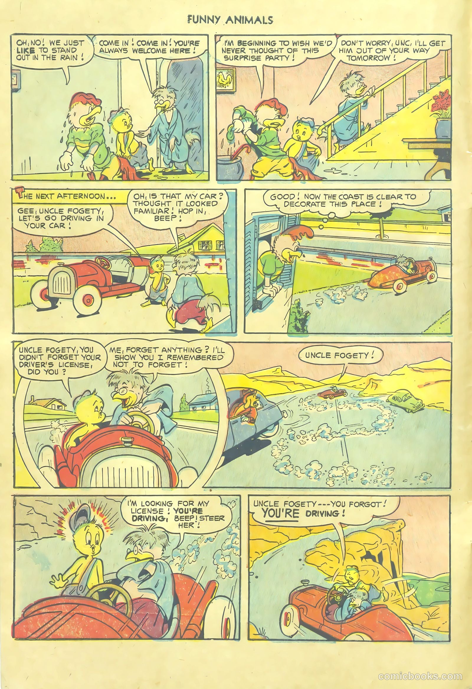 Fawcett's Funny Animals #80 (1953) — page 6 of 36