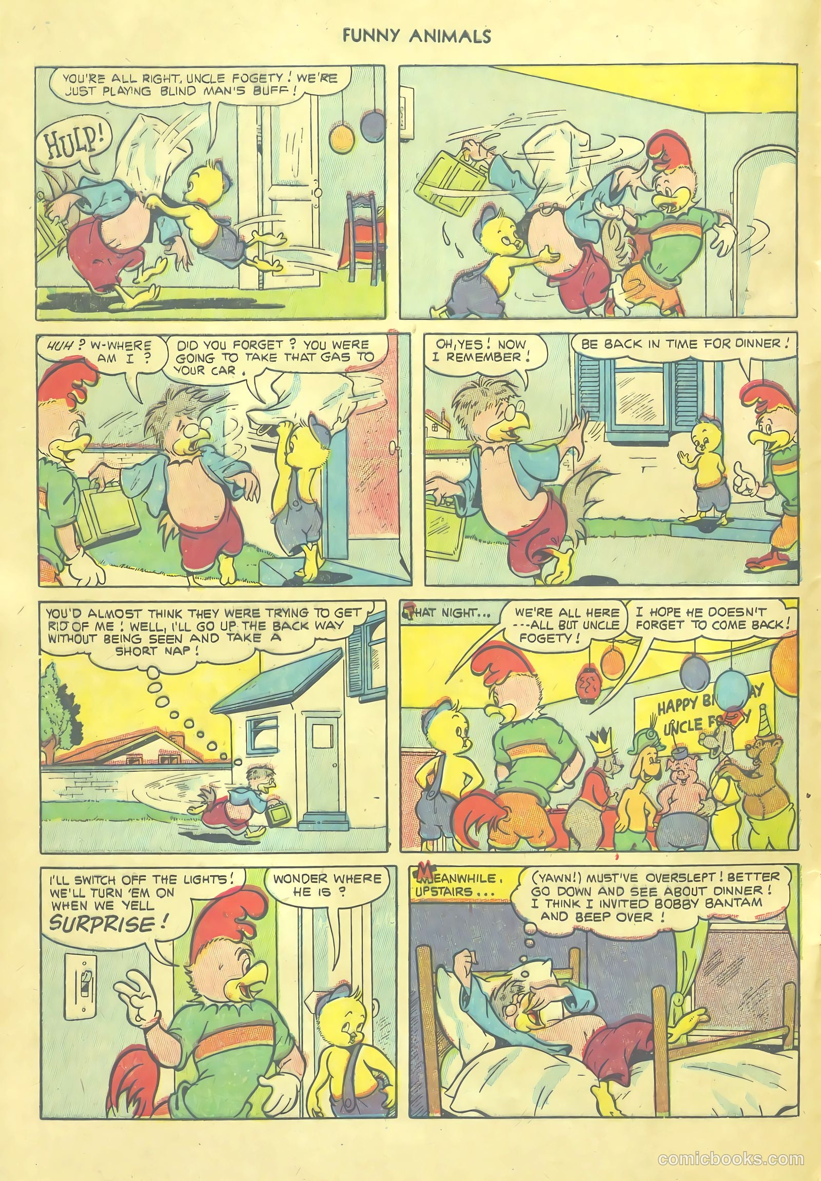 Fawcett's Funny Animals #80 (1953) — page 8 of 36