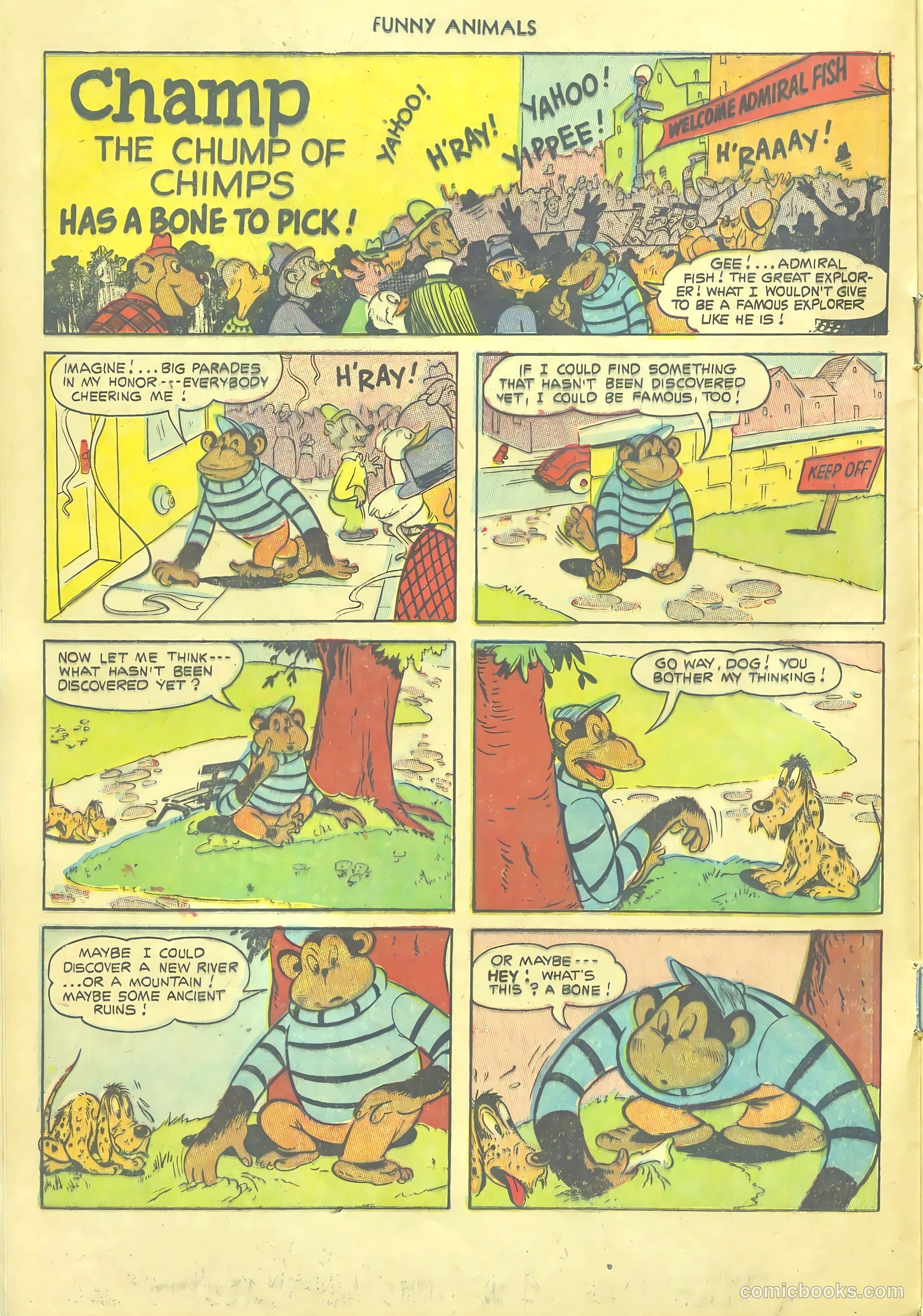 Fawcett's Funny Animals #80 (1953) — page 12 of 36