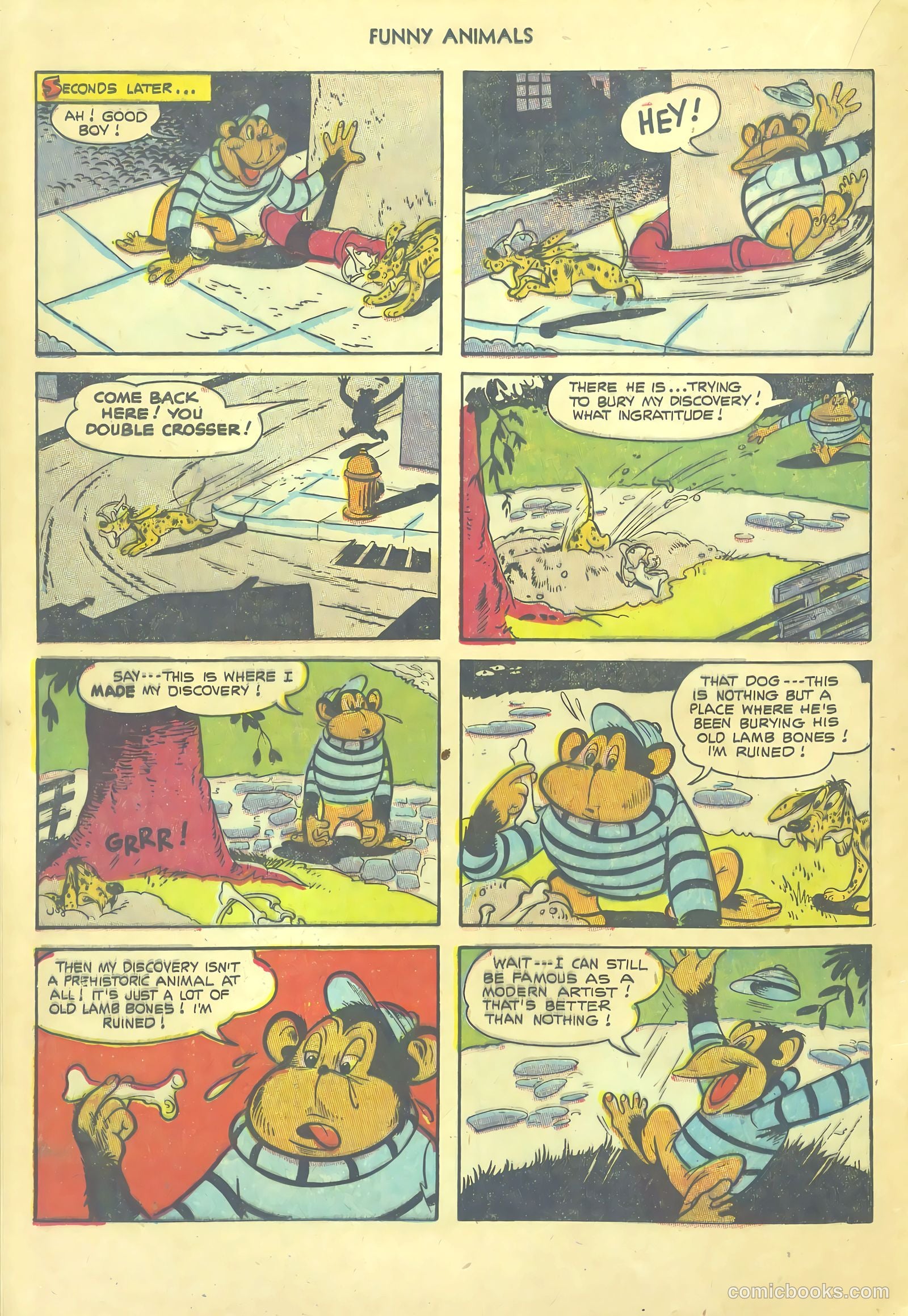 Fawcett's Funny Animals #80 (1953) — page 16 of 36
