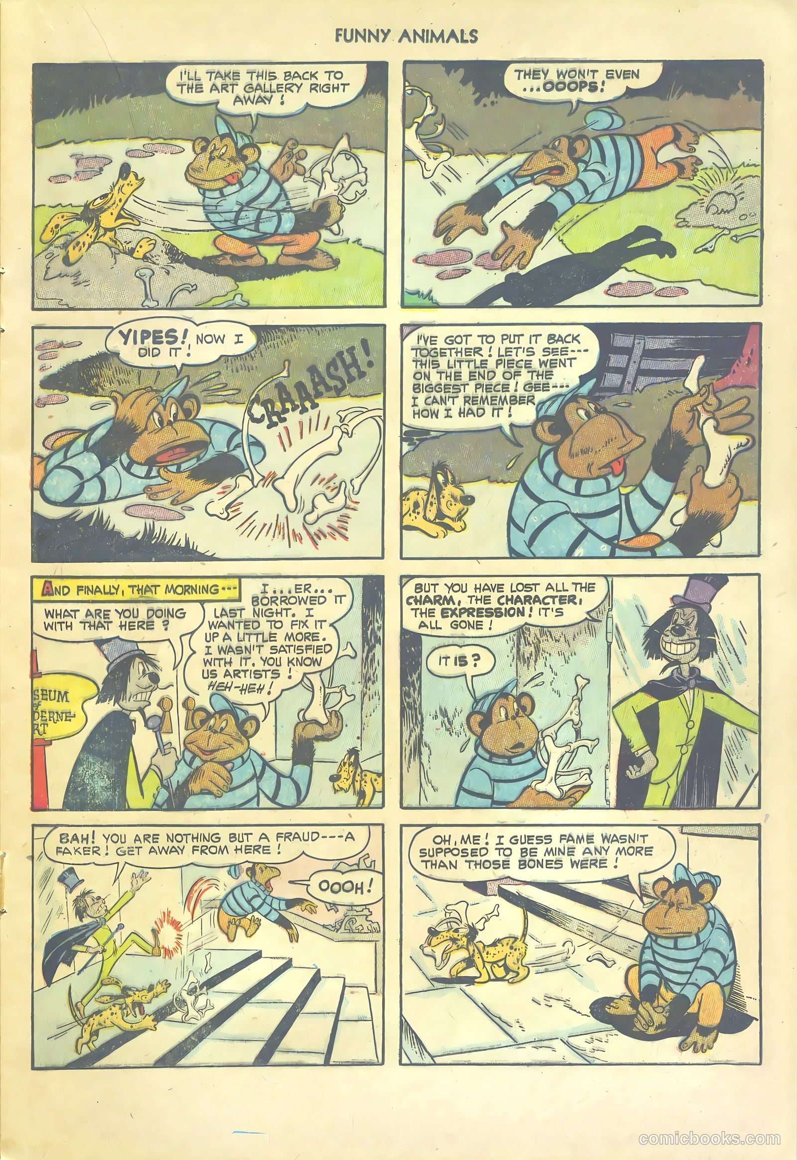 Fawcett's Funny Animals #80 (1953) — page 17 of 36