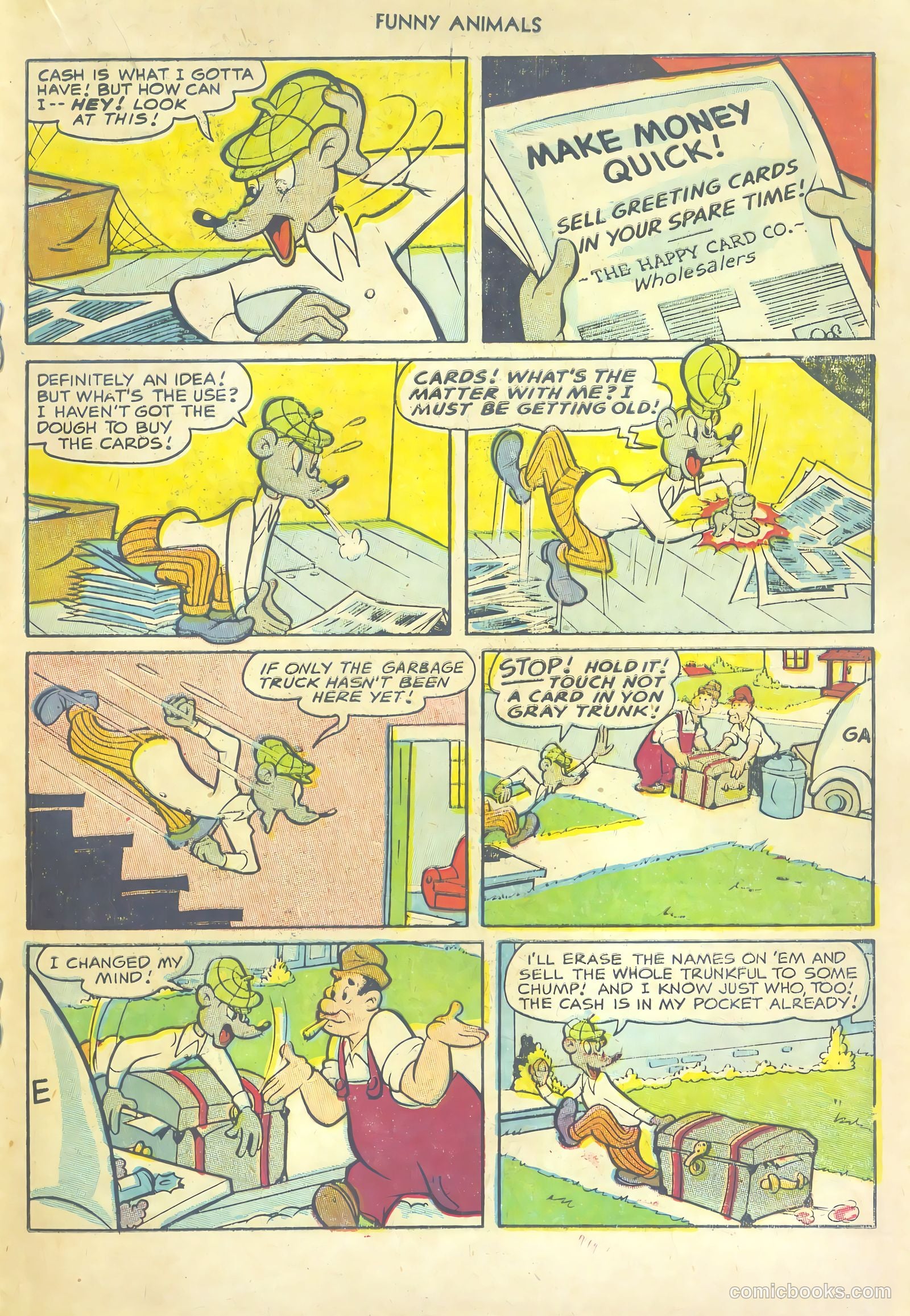 Fawcett's Funny Animals #80 (1953) — page 19 of 36