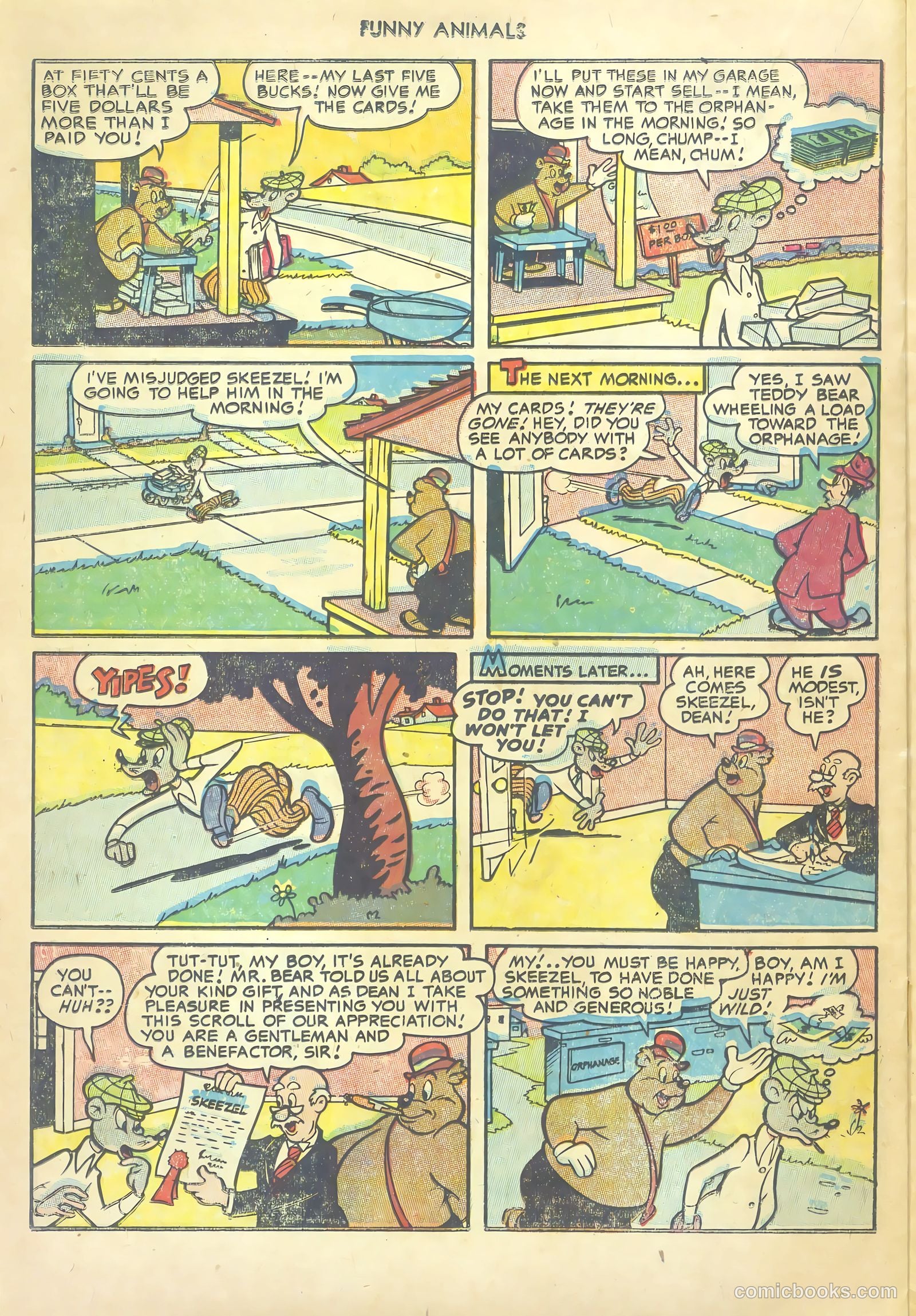 Fawcett's Funny Animals #80 (1953) — page 22 of 36