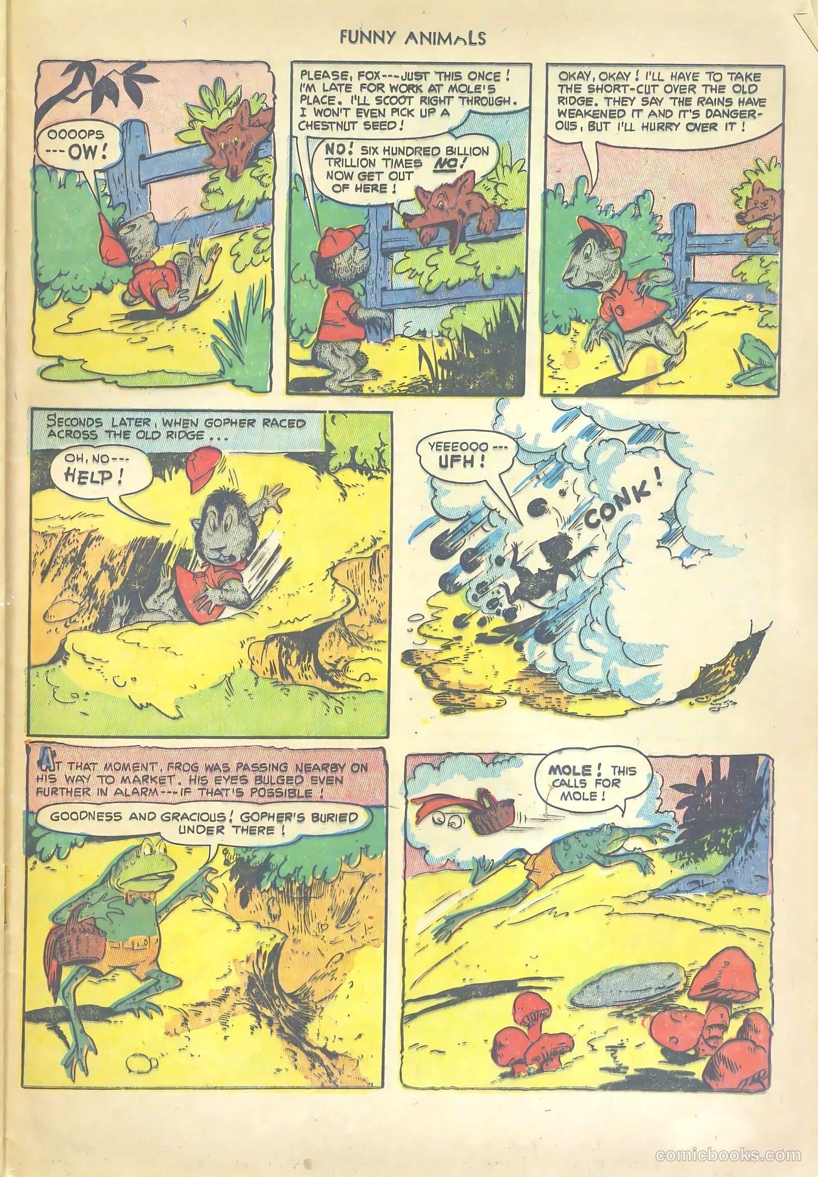Fawcett's Funny Animals #80 (1953) — page 25 of 36