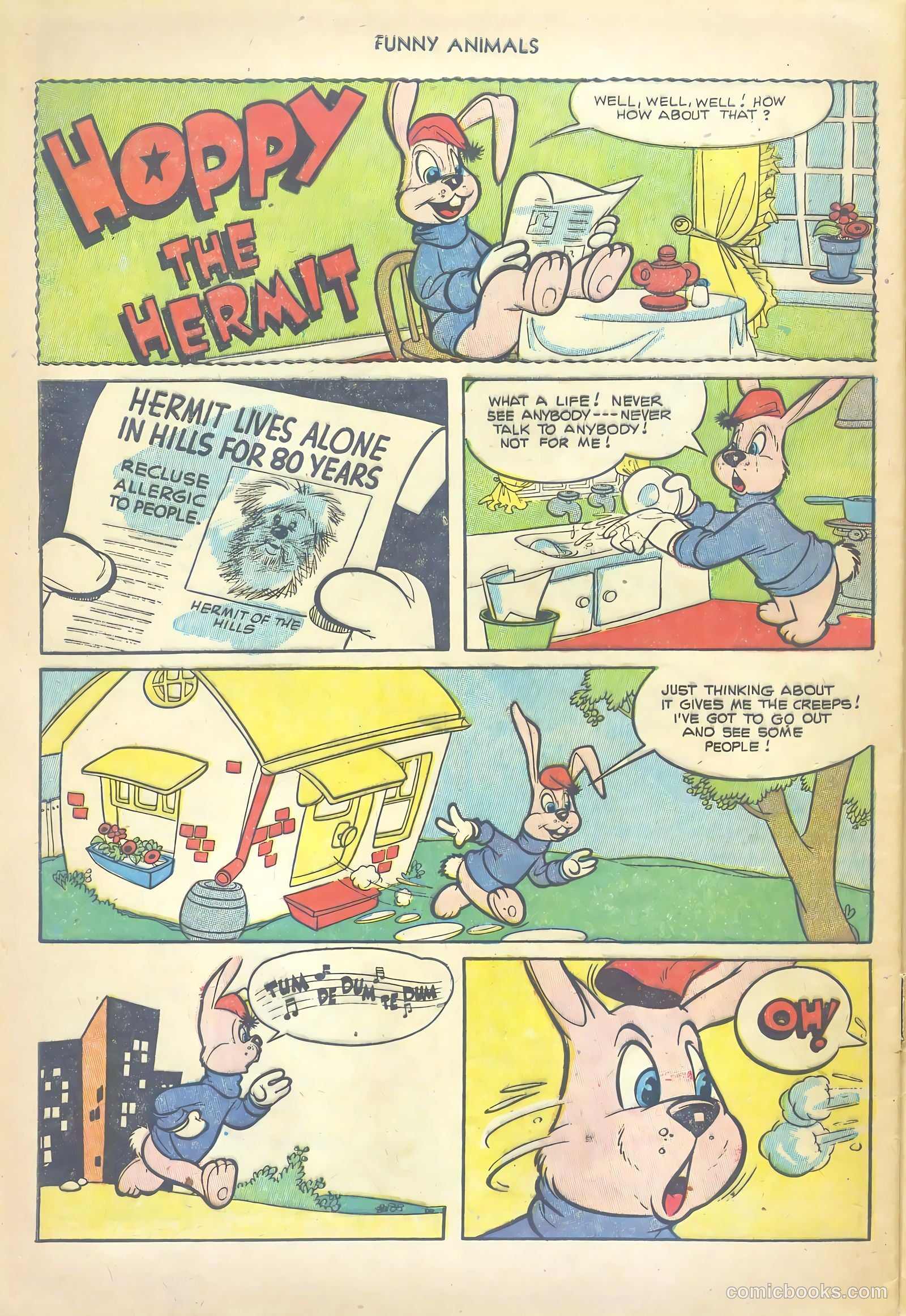Fawcett's Funny Animals #80 (1953) — page 28 of 36