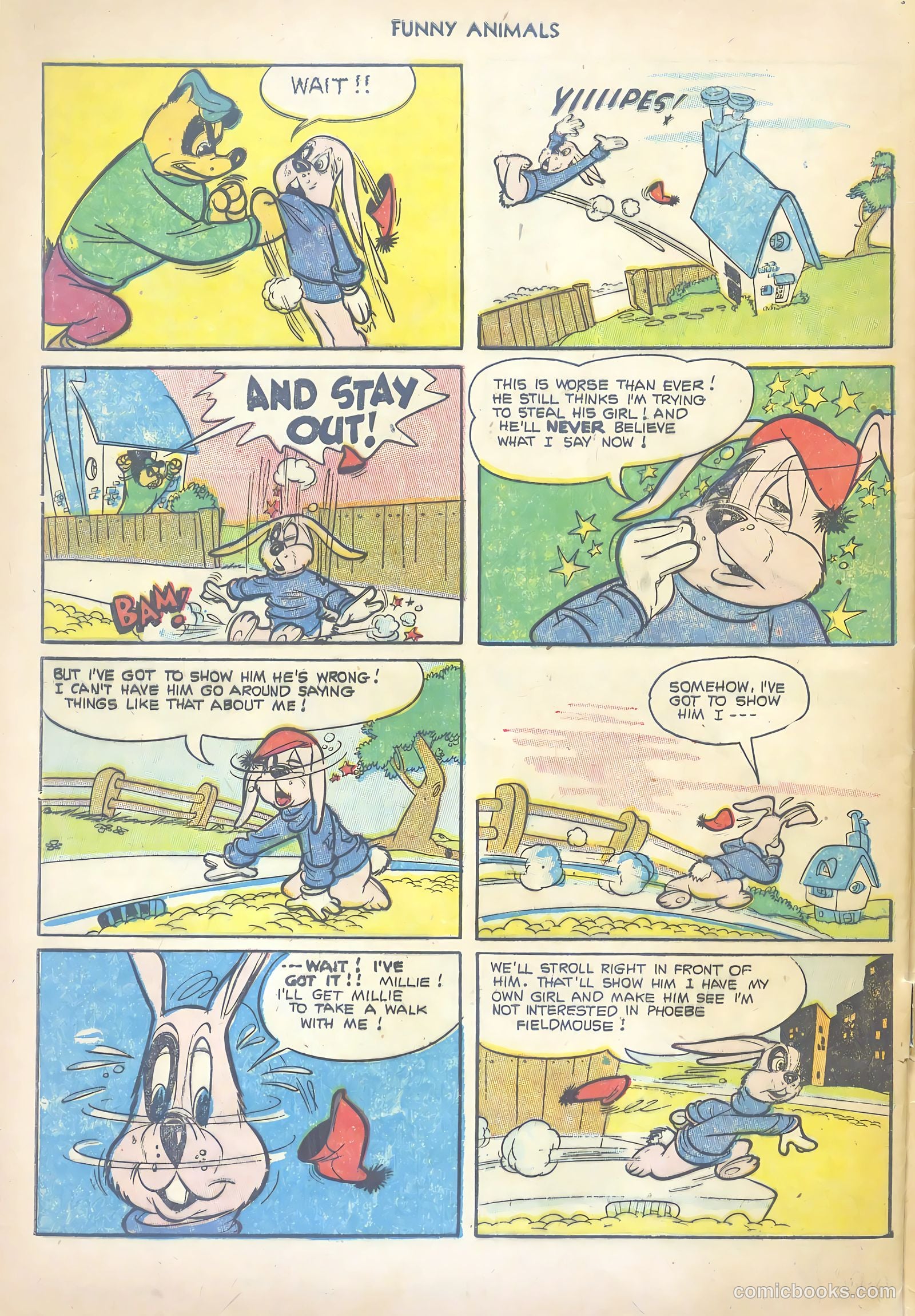 Fawcett's Funny Animals #80 (1953) — page 32 of 36
