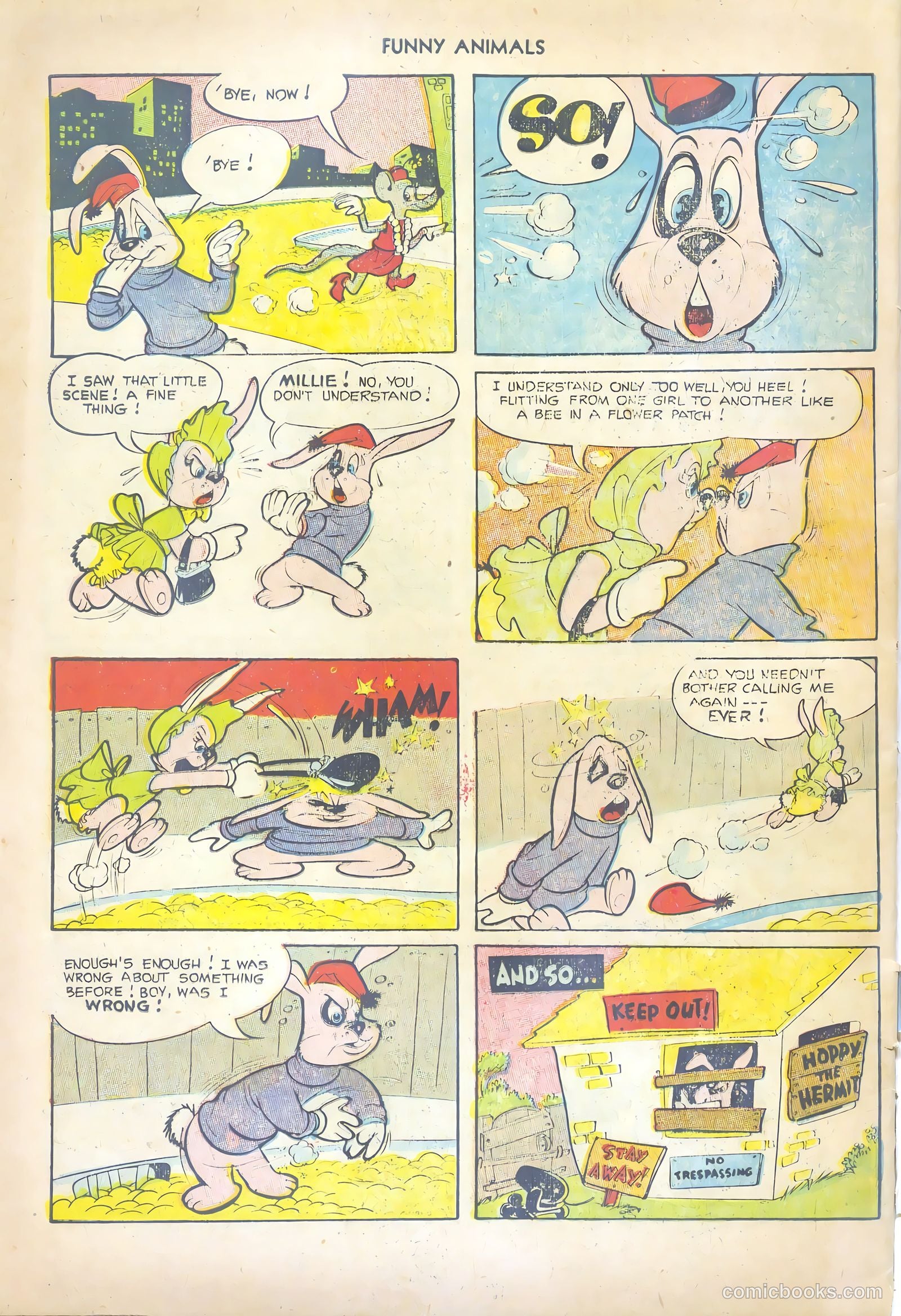 Fawcett's Funny Animals #80 (1953) — page 34 of 36