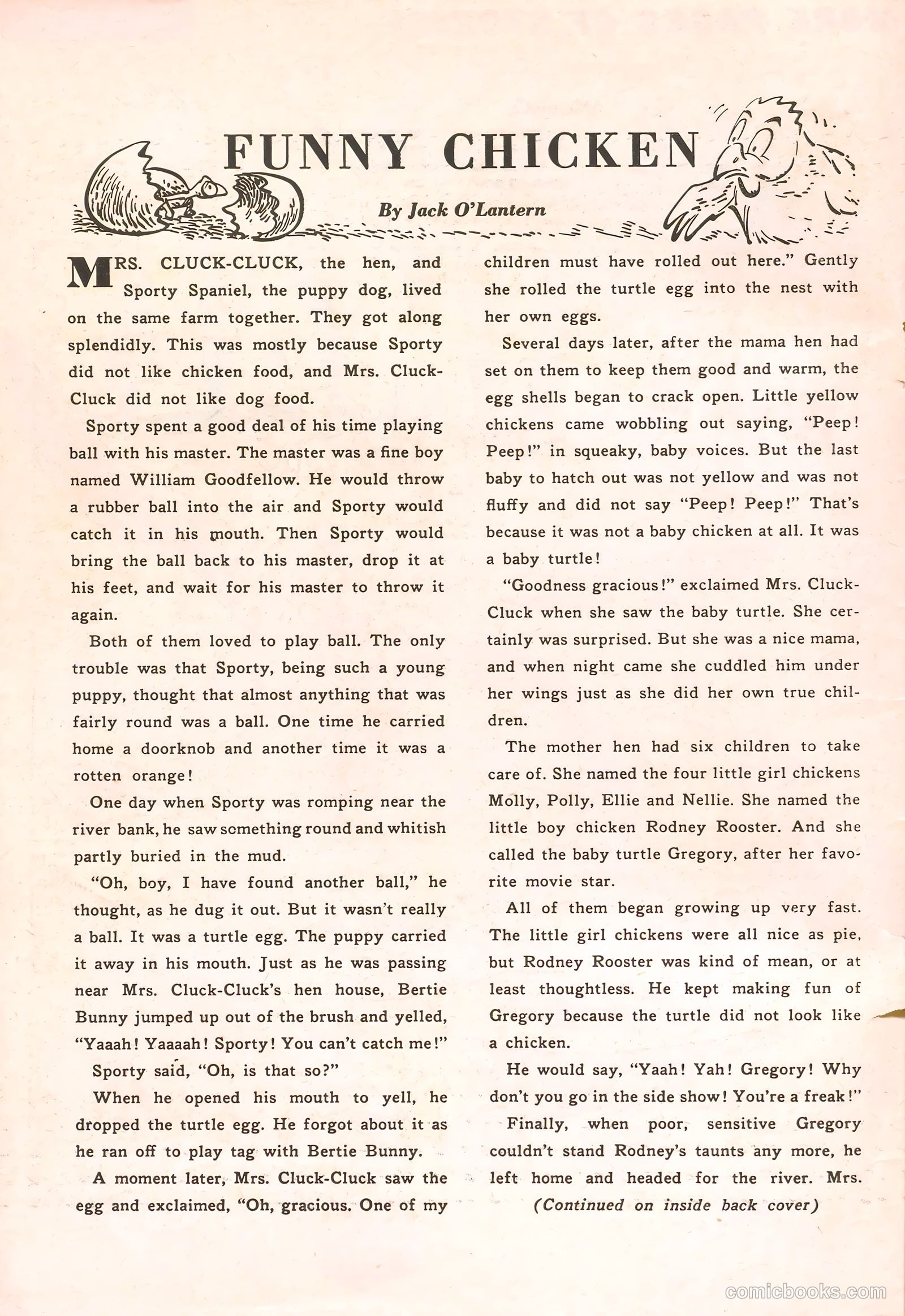 Fawcett's Funny Animals #81 (1953) — page 2 of 36