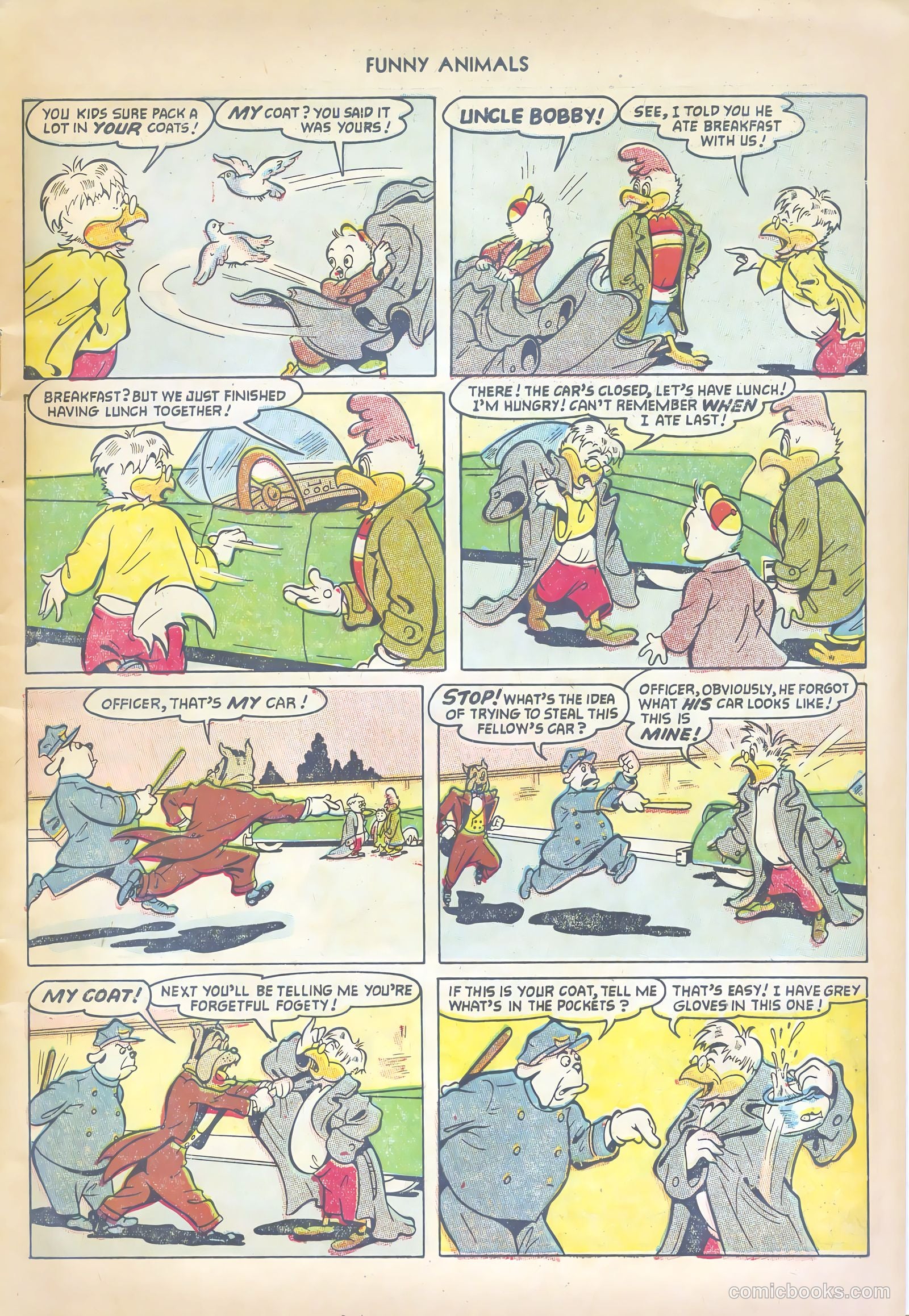 Fawcett's Funny Animals #81 (1953) — page 7 of 36