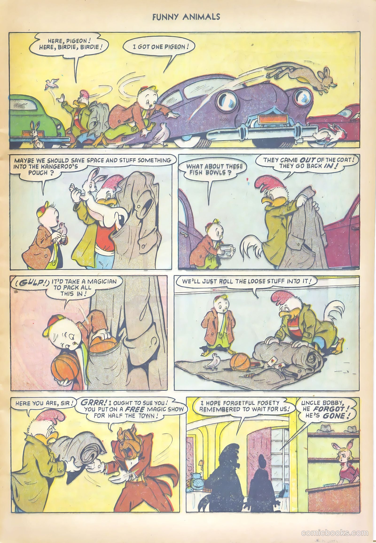 Fawcett's Funny Animals #81 (1953) — page 9 of 36