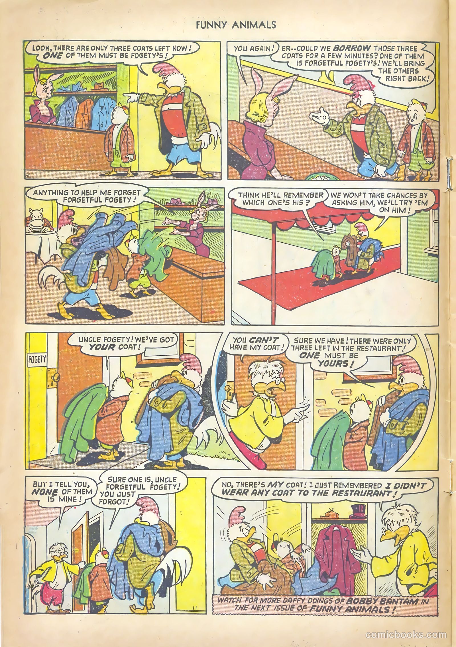 Fawcett's Funny Animals #81 (1953) — page 10 of 36