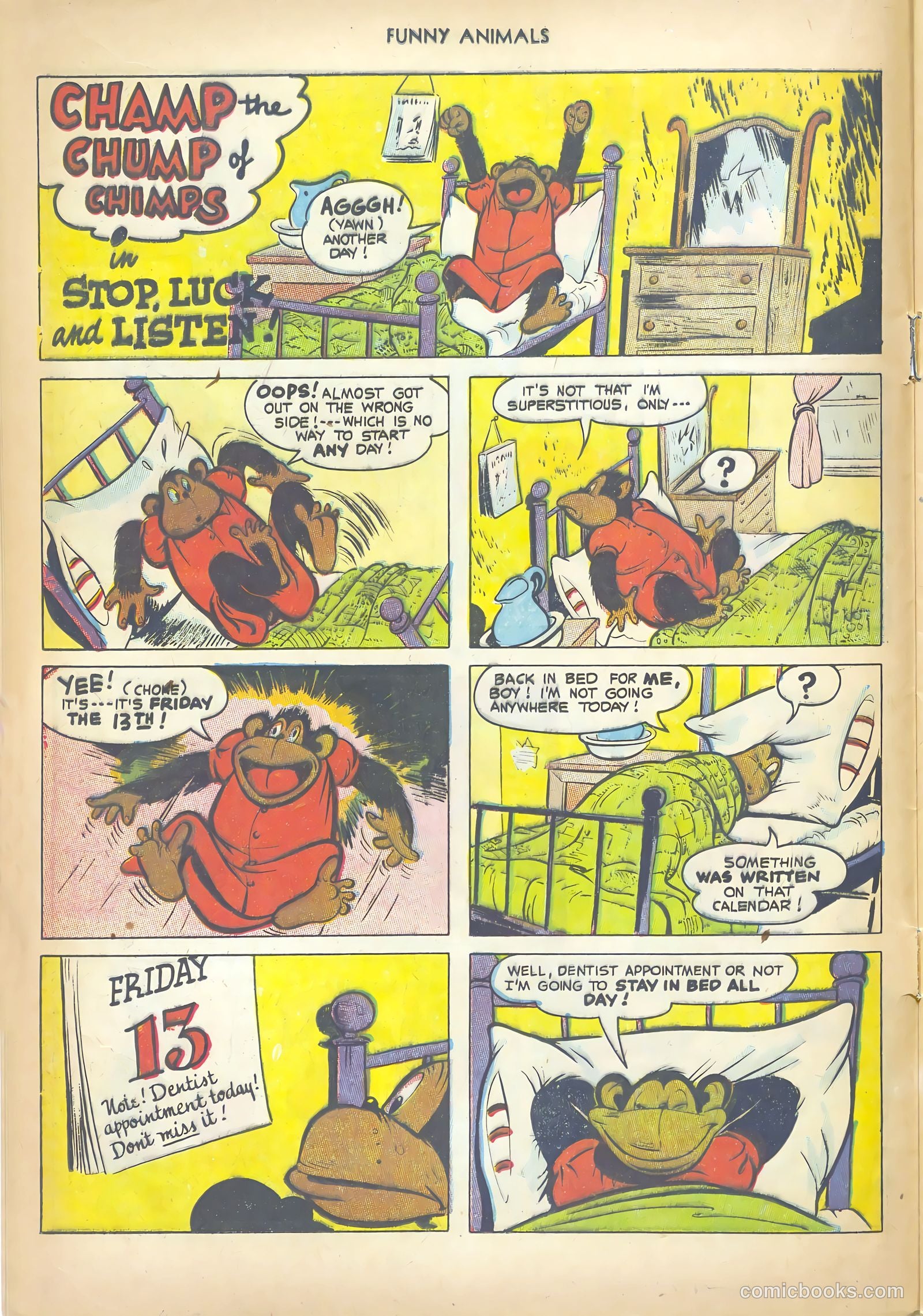 Fawcett's Funny Animals #81 (1953) — page 12 of 36