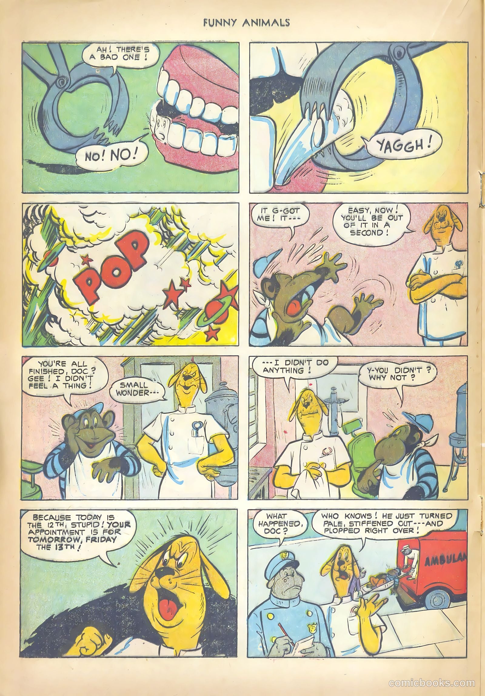 Fawcett's Funny Animals #81 (1953) — page 16 of 36