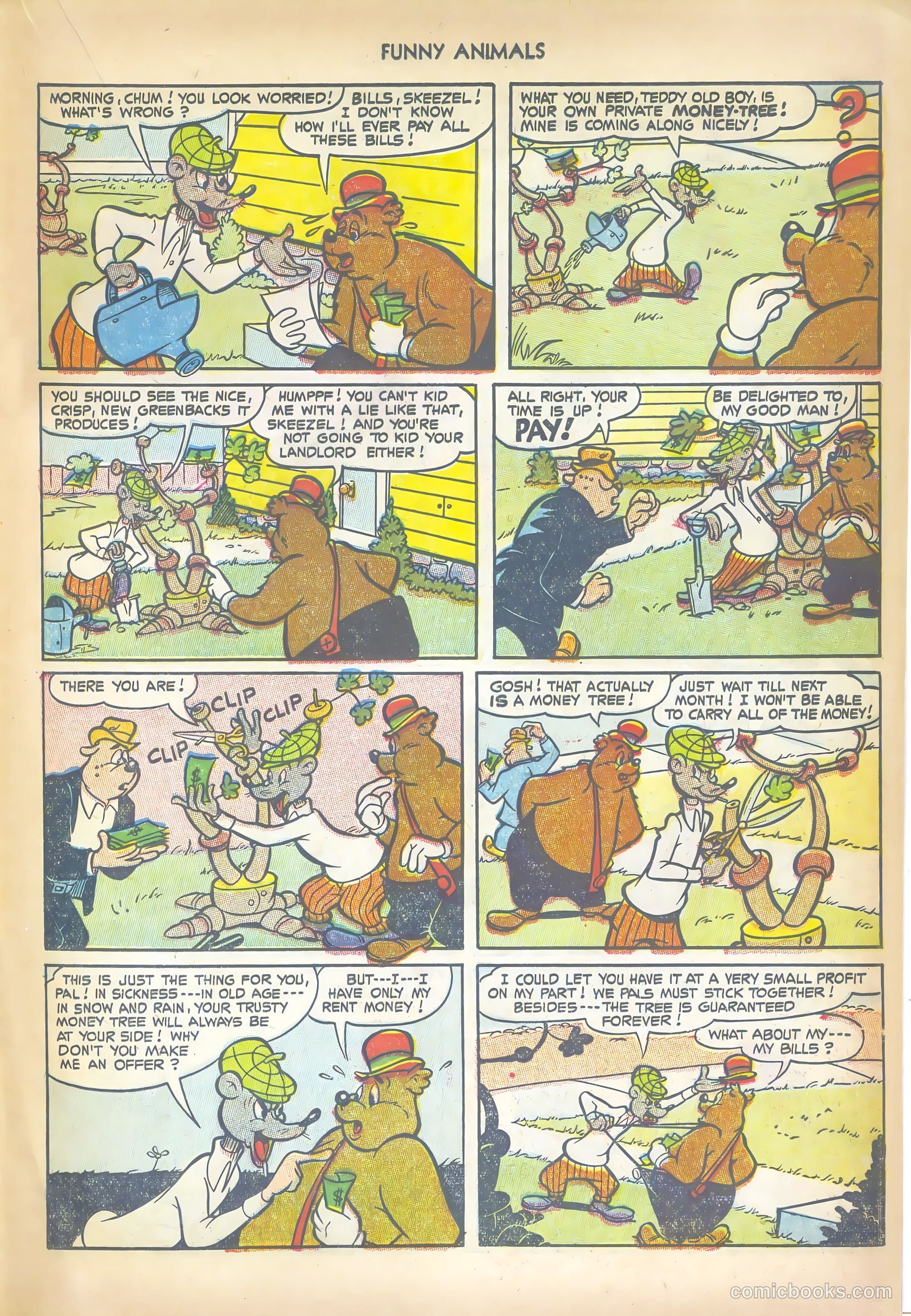 Fawcett's Funny Animals #81 (1953) — page 19 of 36