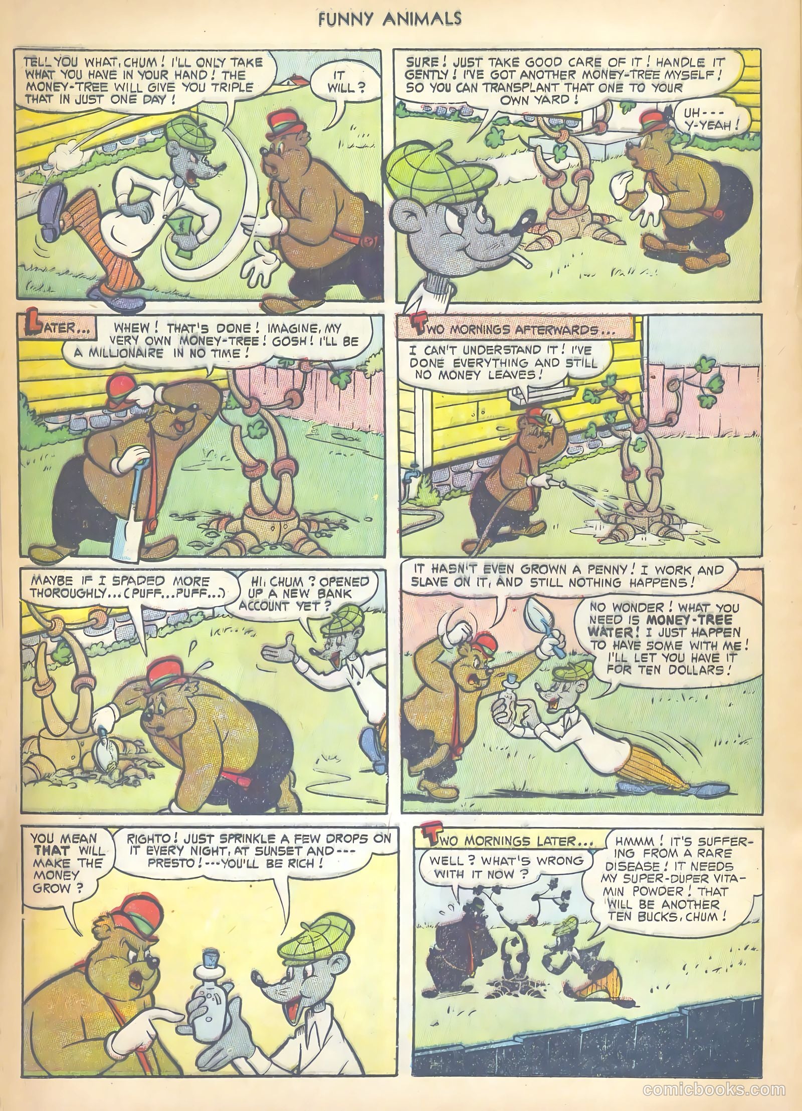 Fawcett's Funny Animals #81 (1953) — page 20 of 36