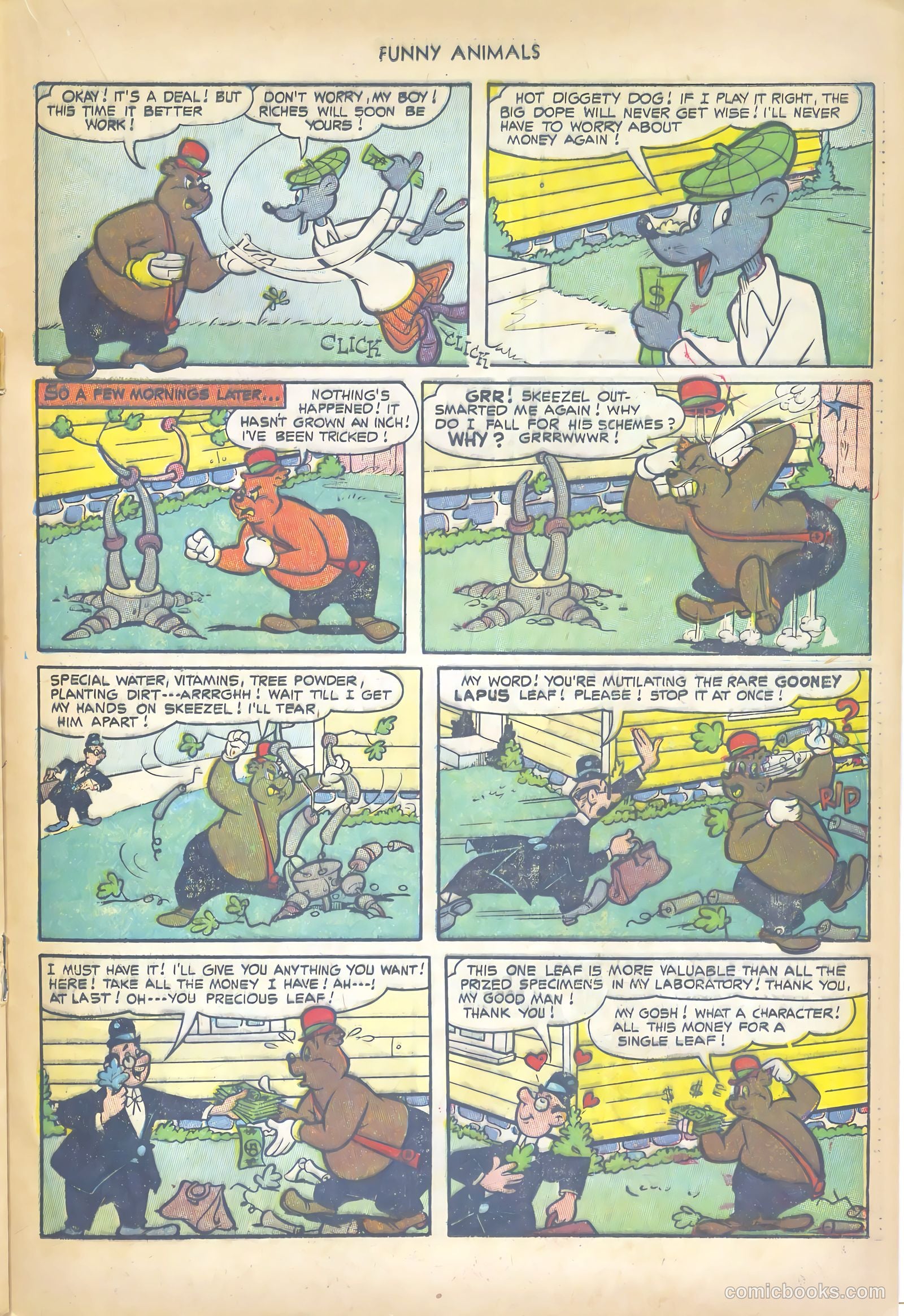 Fawcett's Funny Animals #81 (1953) — page 21 of 36
