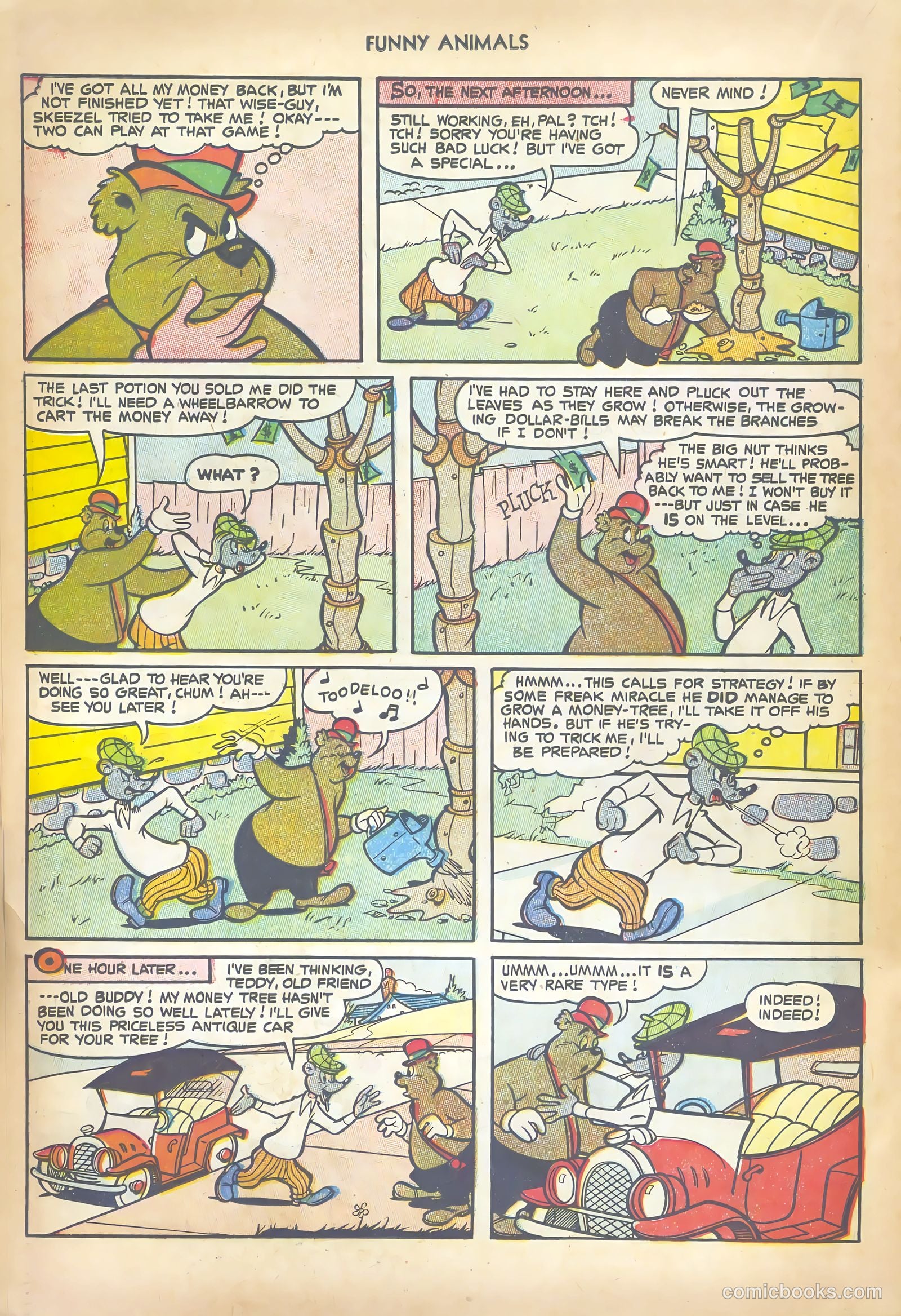 Fawcett's Funny Animals #81 (1953) — page 22 of 36