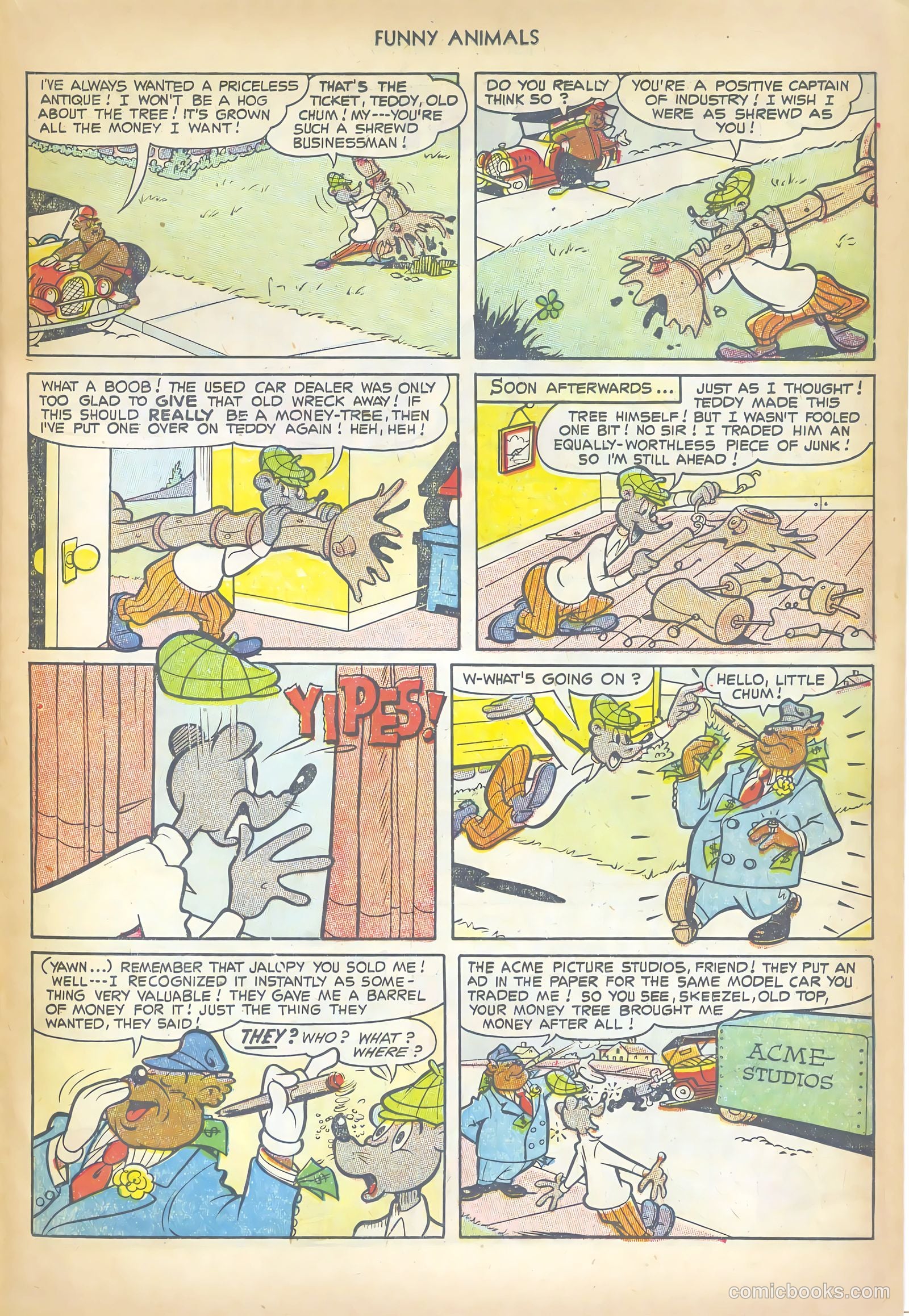 Fawcett's Funny Animals #81 (1953) — page 23 of 36