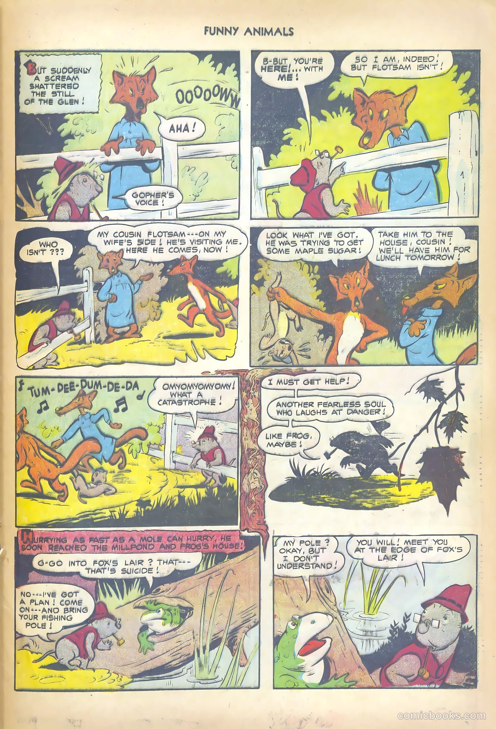 Fawcett's Funny Animals #81 (1953) — page 25 of 36