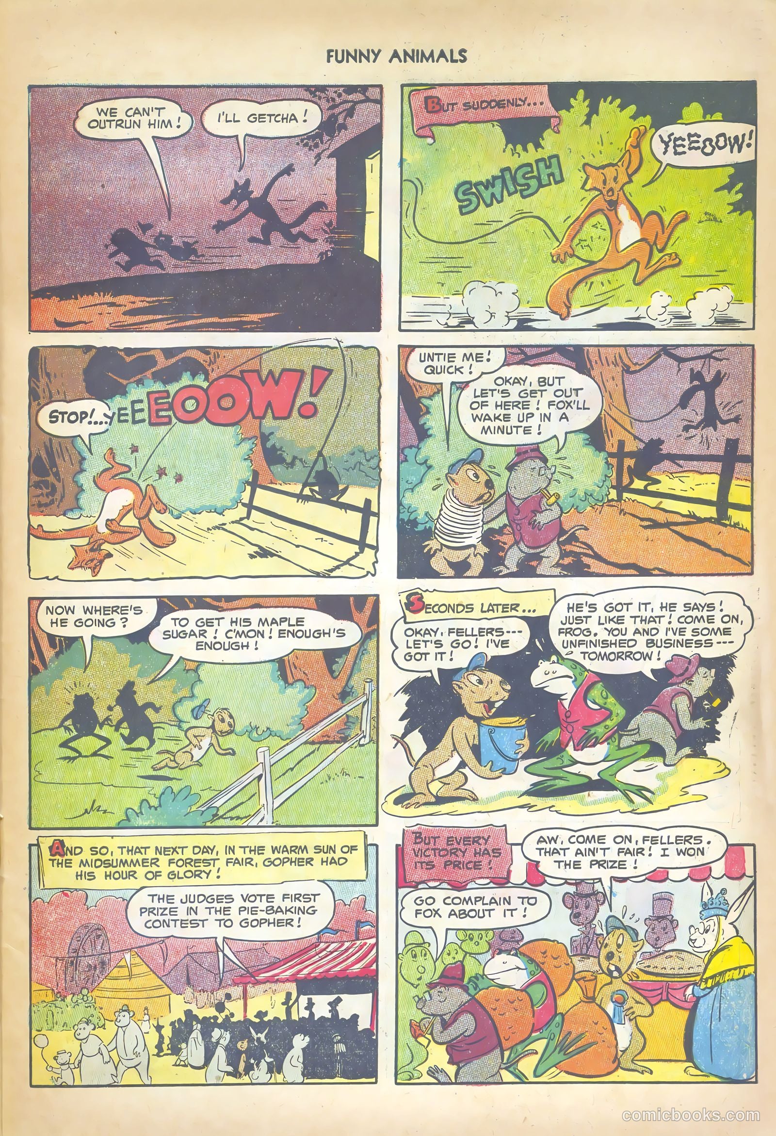 Fawcett's Funny Animals #81 (1953) — page 27 of 36
