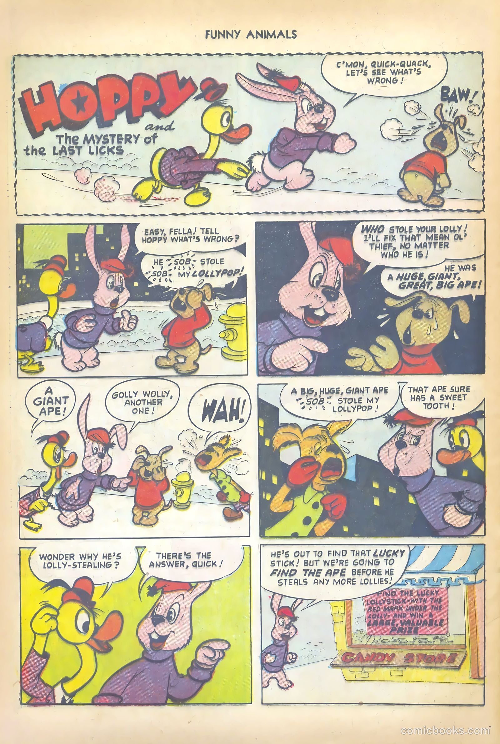 Fawcett's Funny Animals #81 (1953) — page 28 of 36