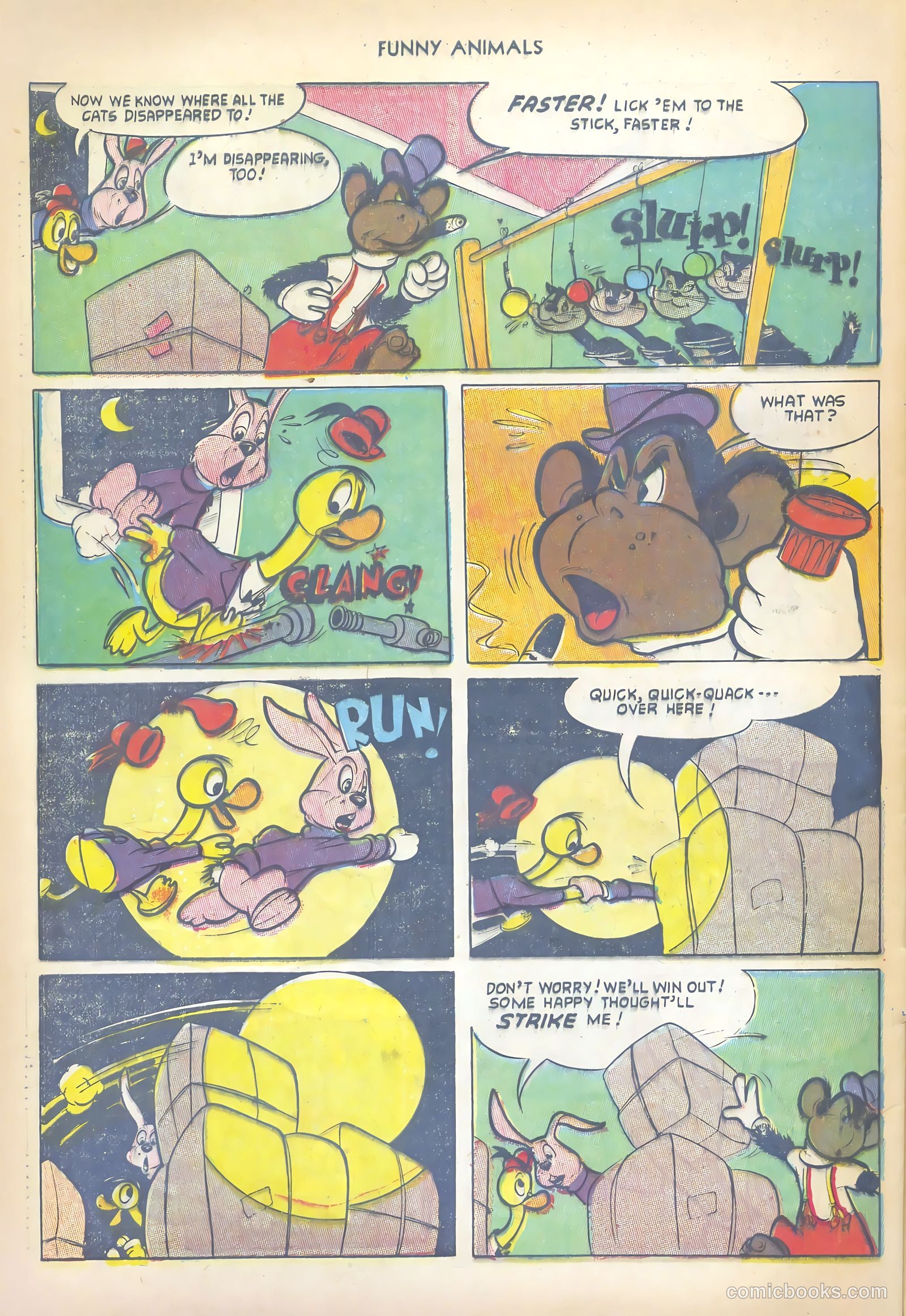 Fawcett's Funny Animals #81 (1953) — page 32 of 36